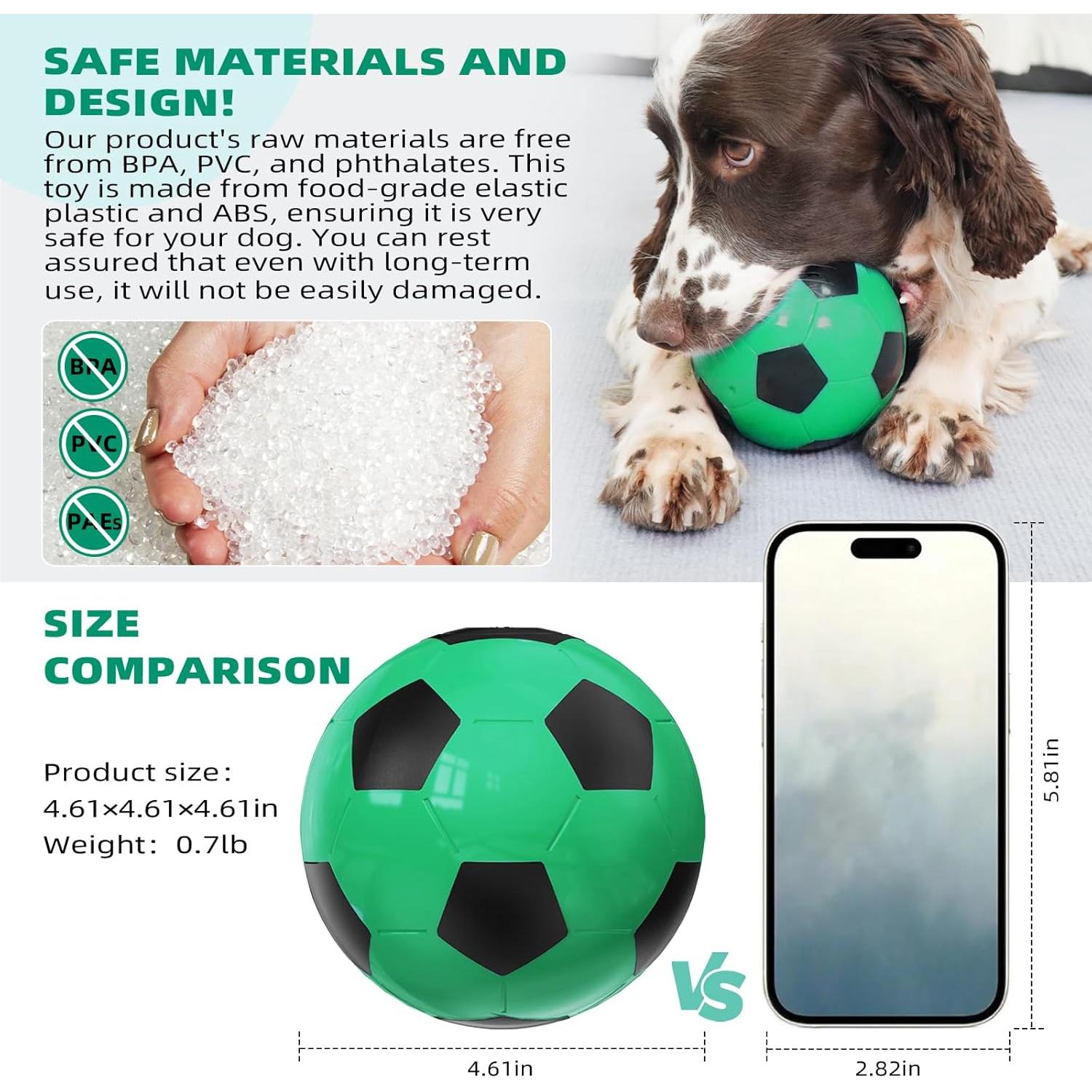 Balón Interactivo para Perros Rensh 11.68cm Indestructible