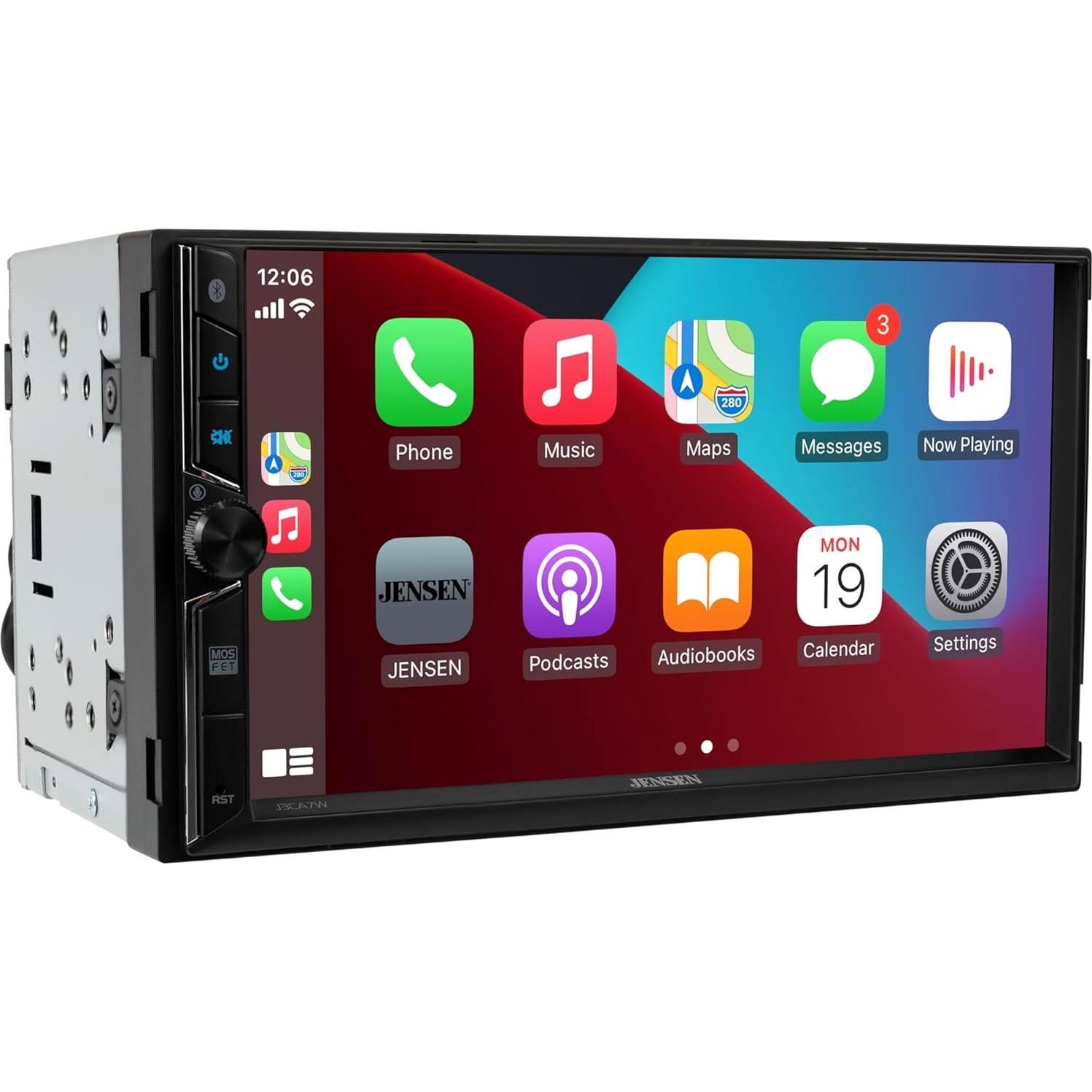 Estéreo de Coche Jensen J3CA7W Doble DIN 7" Bluetooth