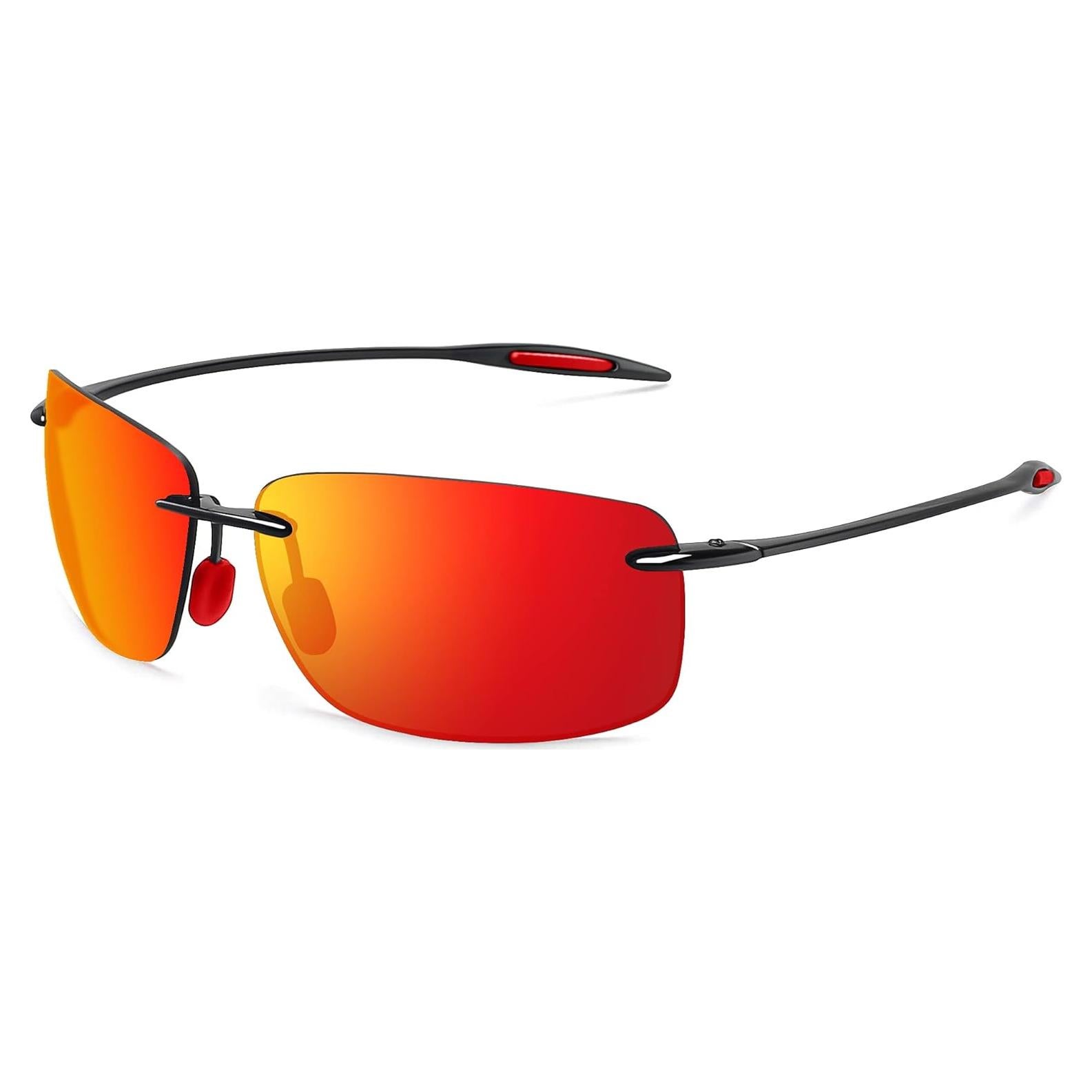 Gafas de sol JULI MJ8009 polarizadas unisex rojas