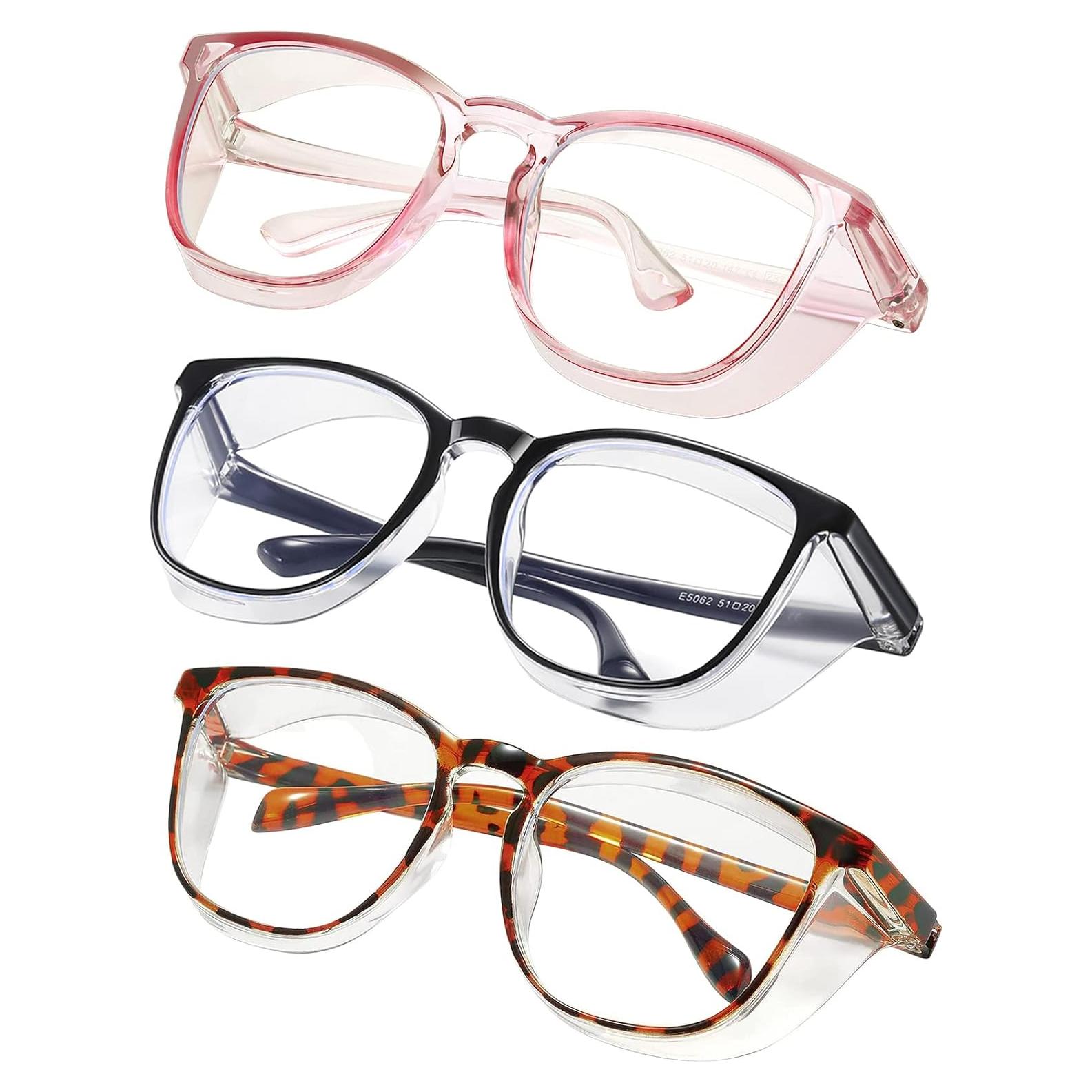 Gafas de Seguridad Konqkin Anti-Niebla y Anti-Luz Azul