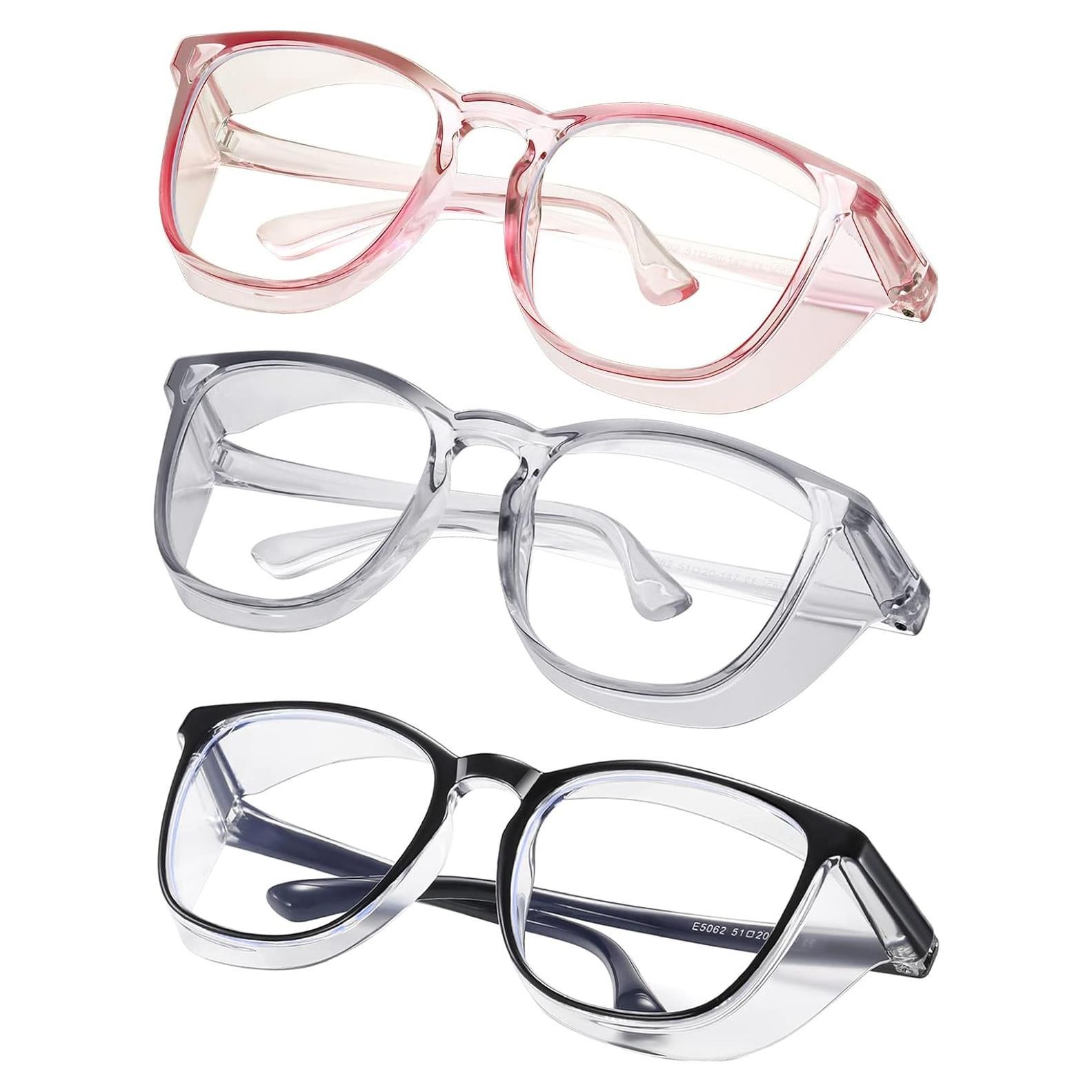 Gafas de Seguridad Konqkin Anti-Niebla y Luz Azul