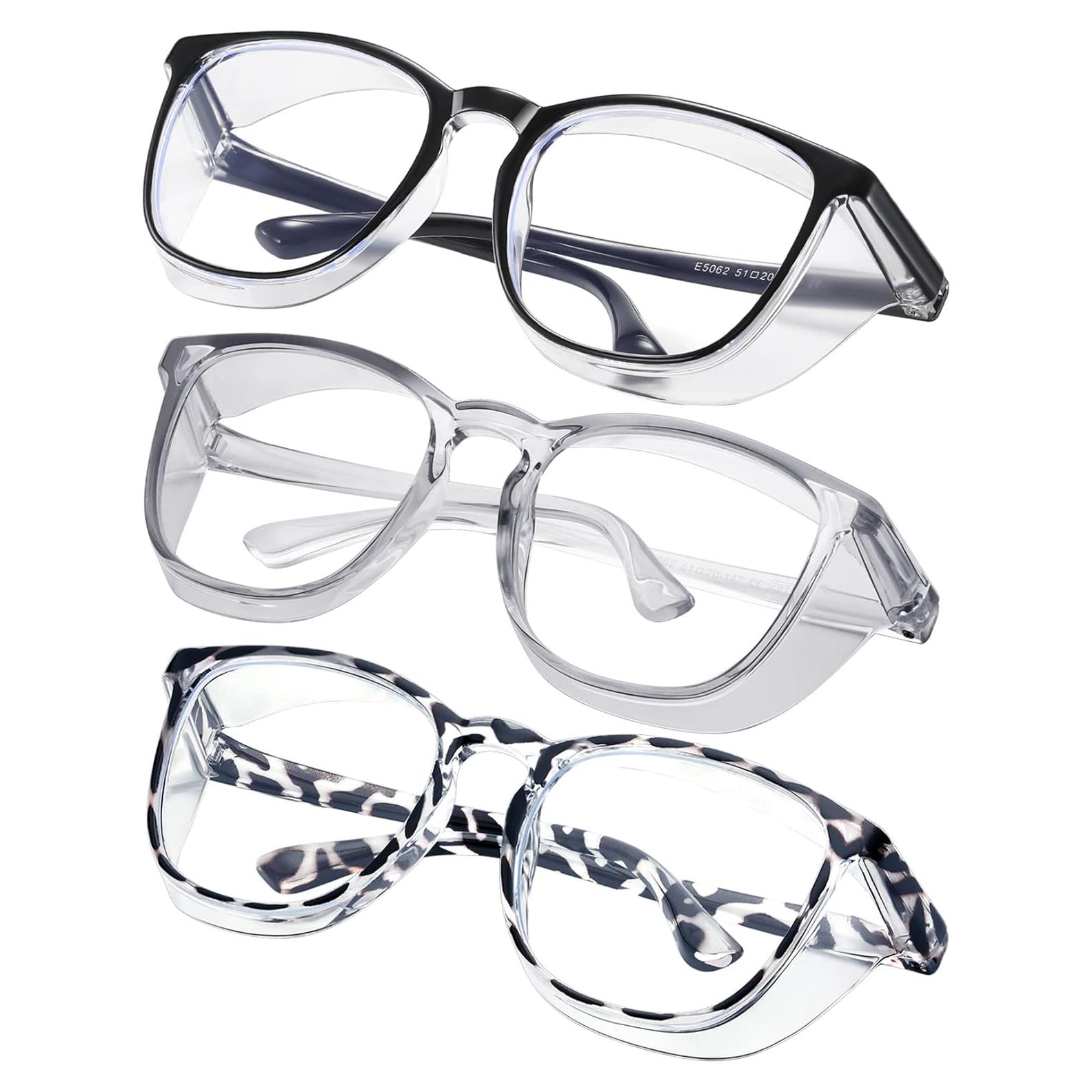 Gafas de Seguridad Konqkin Anti-Niebla y Anti-Luz Azul