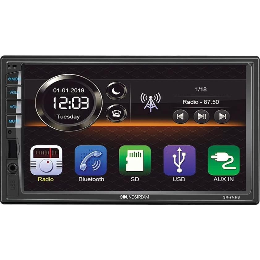 Estéreo de Coche Soundstream SR-7MHB 7" Pantalla Táctil HD Bluetooth