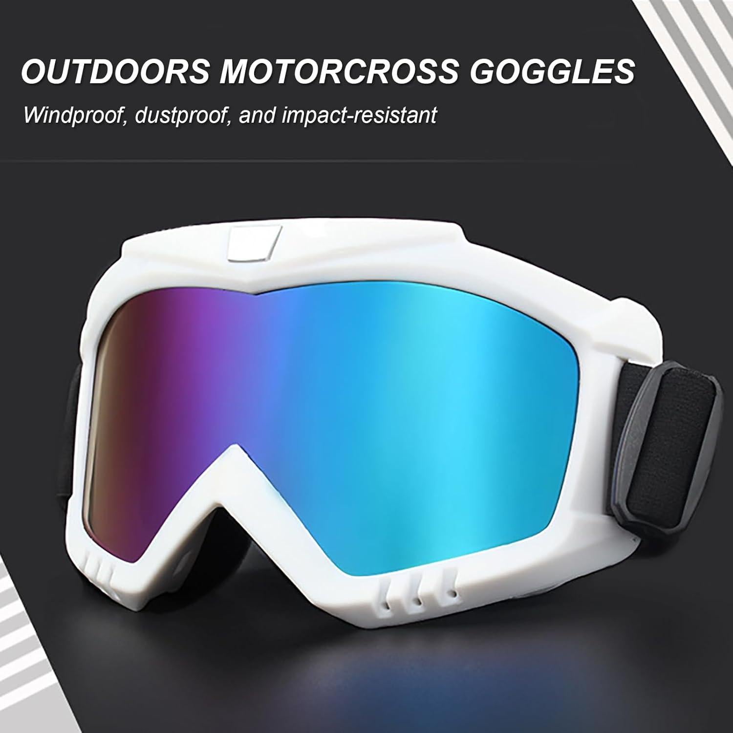Gafas de motocross Immoono 2 paquetes con protección UV