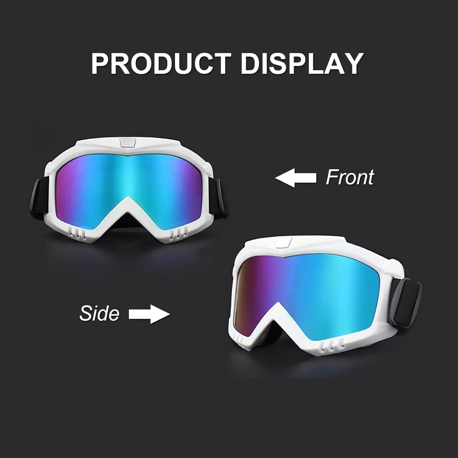 Gafas de motocross Immoono 2 paquetes con protección UV