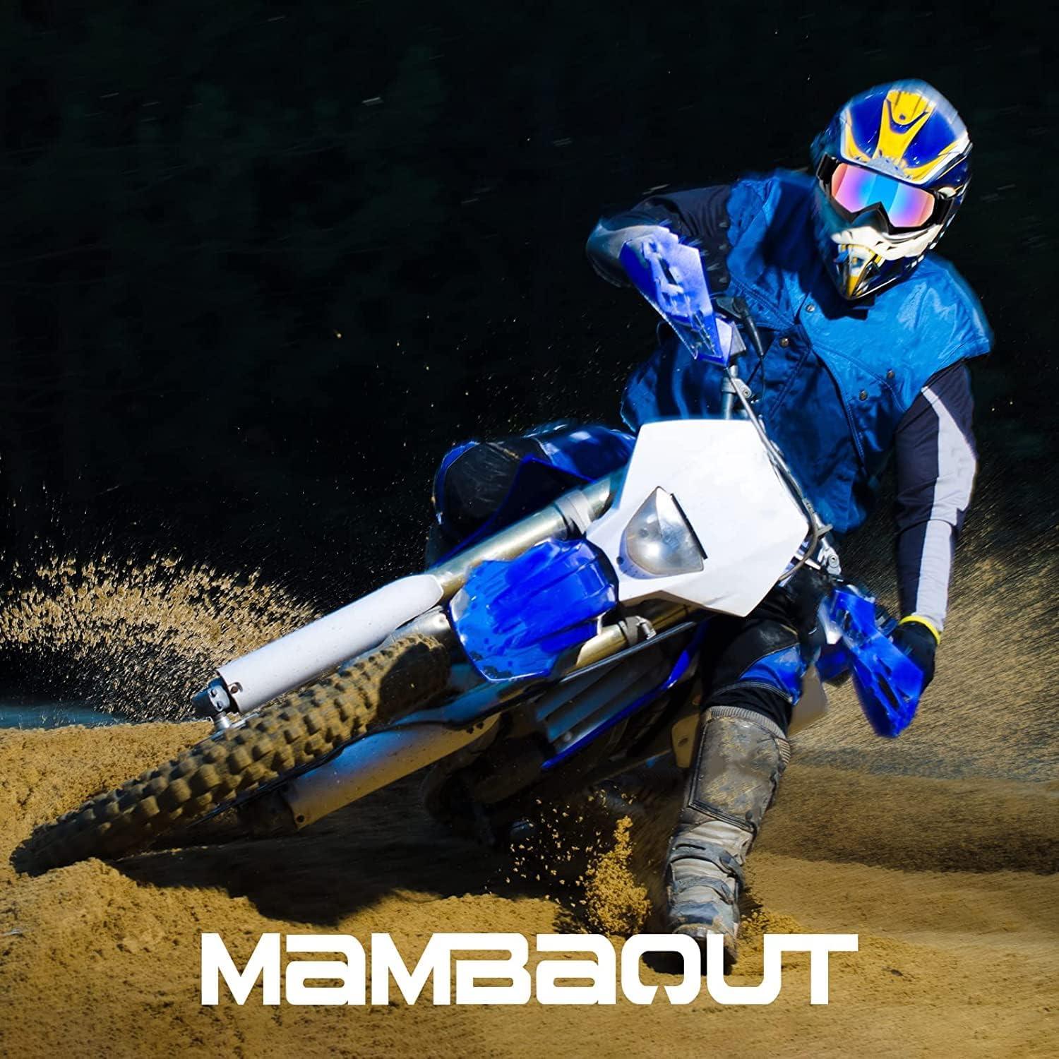 Gafas de Motocross MAMBAOUT Paquete de 2 UV Protección