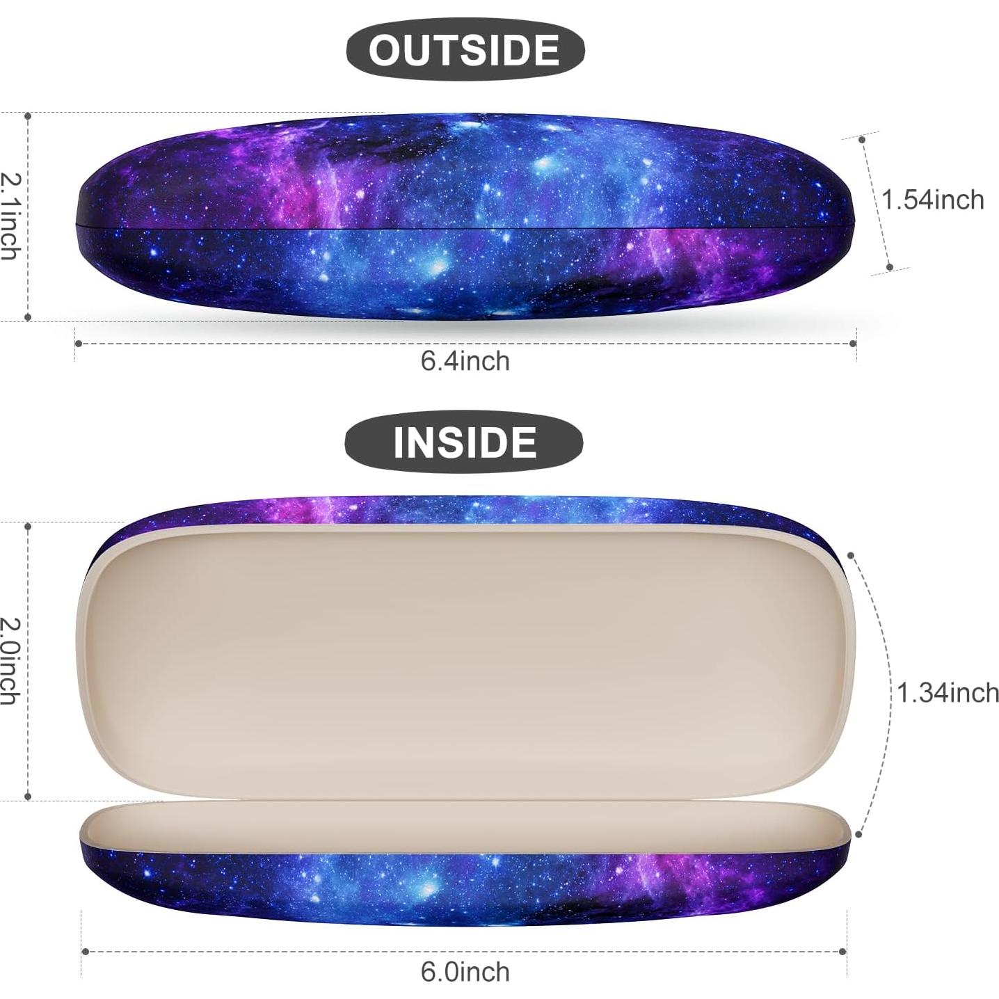 Estuche para Gafas ZAXMEY Duro Universal con Paño Limpieza