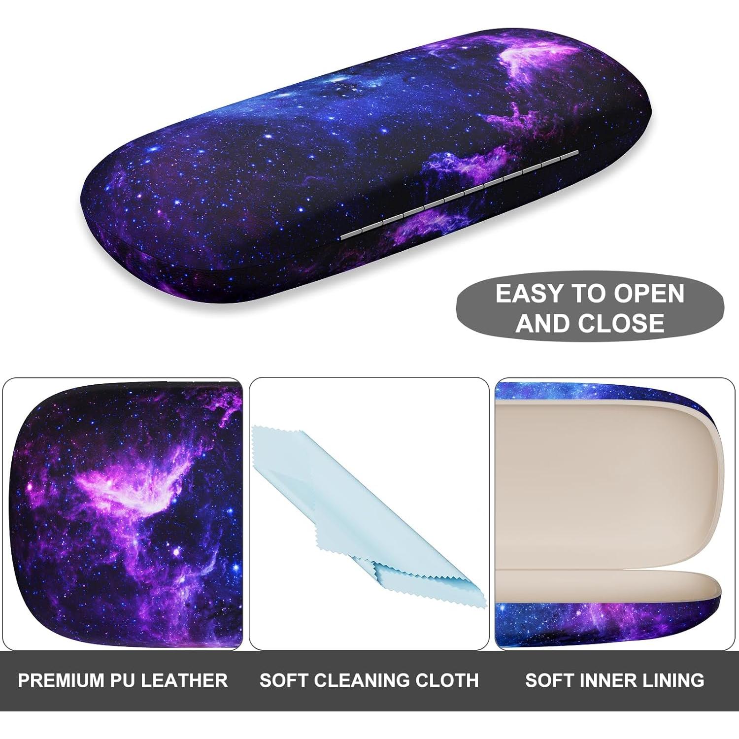 Estuche para Gafas ZAXMEY Duro Universal con Paño Limpieza