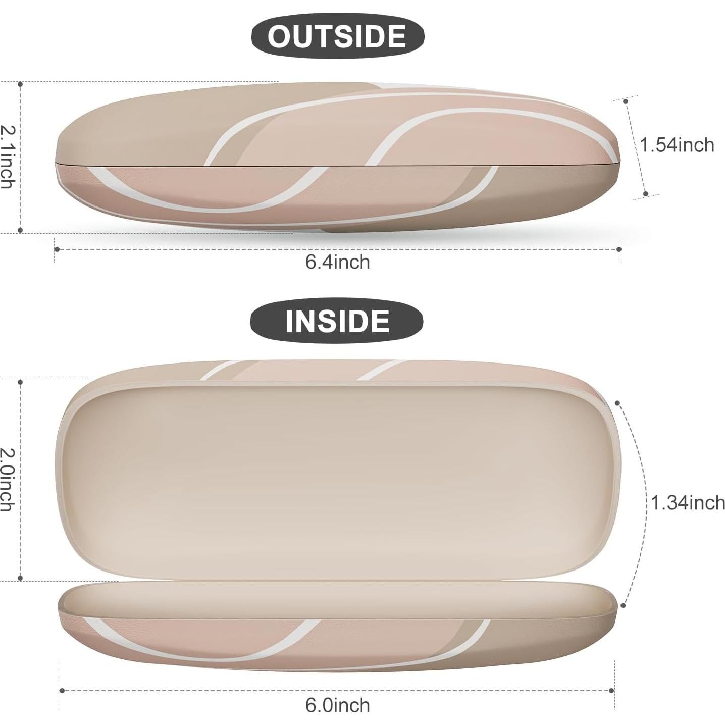 Estuche para Gafas ZAXMEY Duro Universal con Paño Limpieza