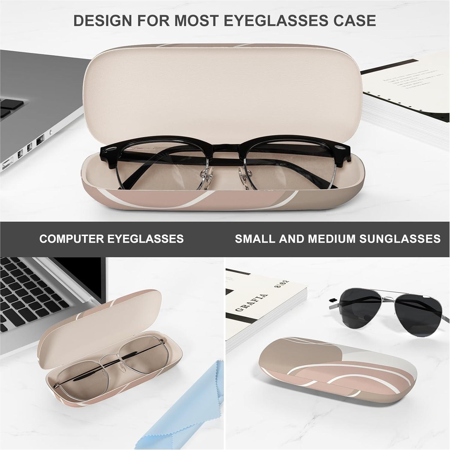 Estuche para Gafas ZAXMEY Duro Universal con Paño Limpieza