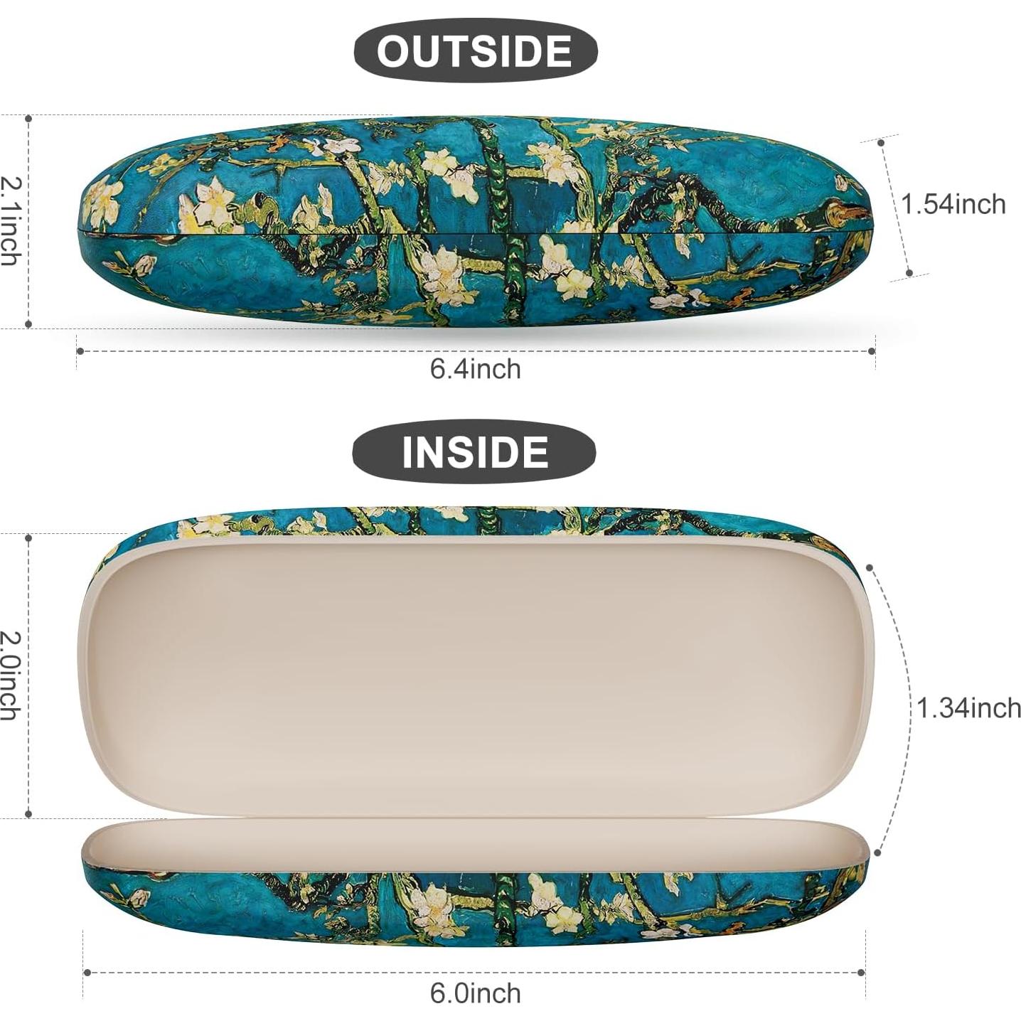 Estuche para Gafas ZAXMEY Duro Universal con Paño Limpieza