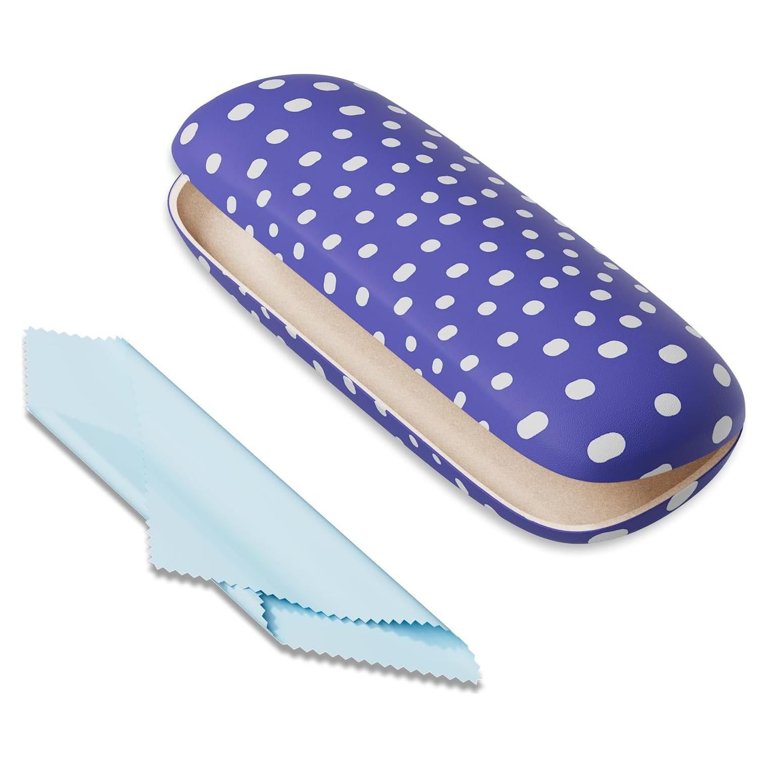 Estuche para Gafas ZAXMEY Duro Universal con Paño Limpieza