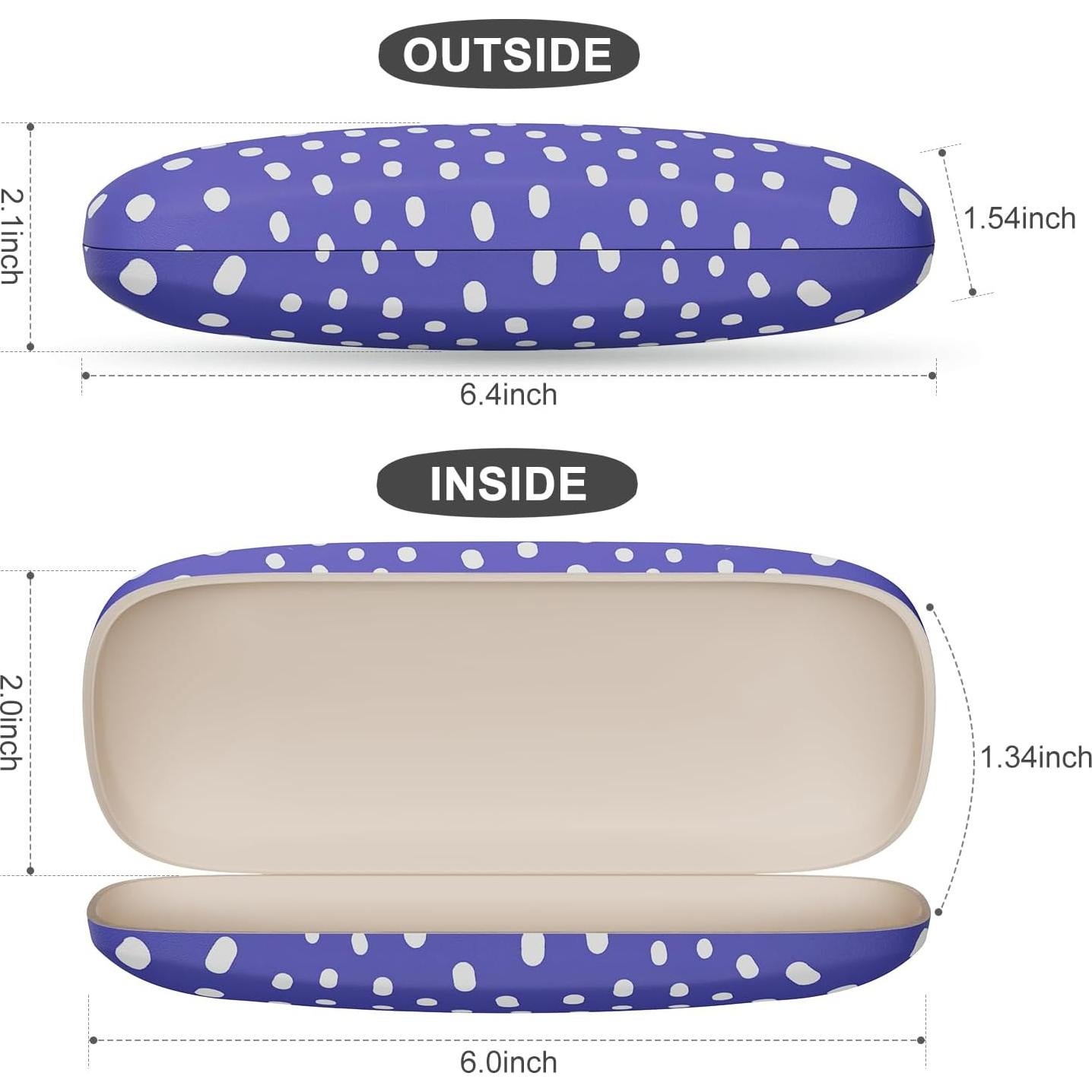 Estuche para Gafas ZAXMEY Duro Universal con Paño Limpieza