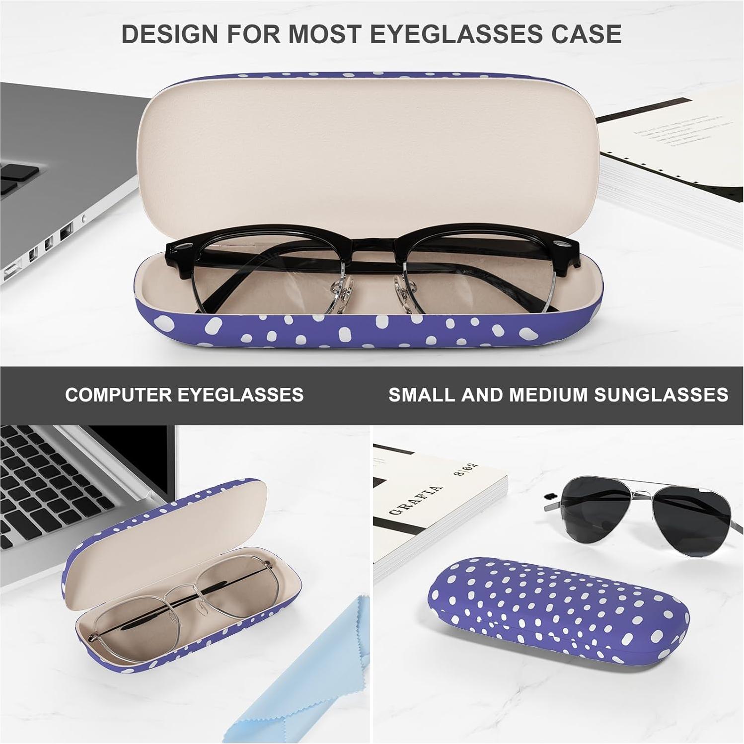 Estuche para Gafas ZAXMEY Duro Universal con Paño Limpieza