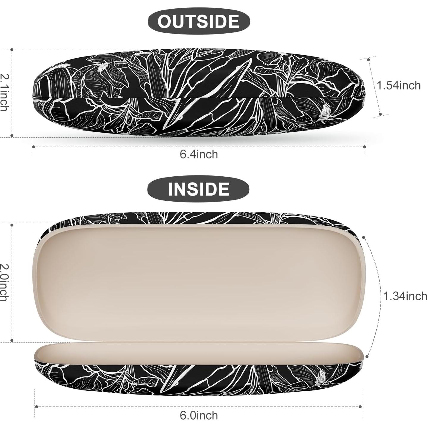 Estuche para Gafas ZAXMEY Duro Universal con Paño Limpieza