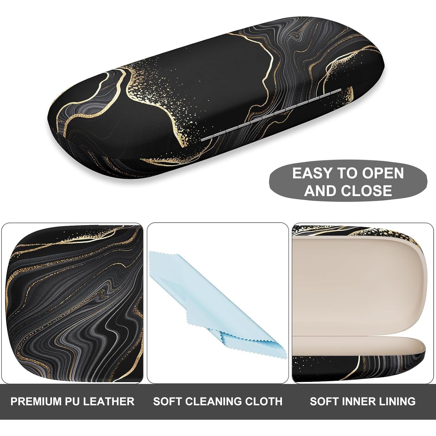 Estuche para Gafas ZAXMEY Duro Universal con Paño Limpieza