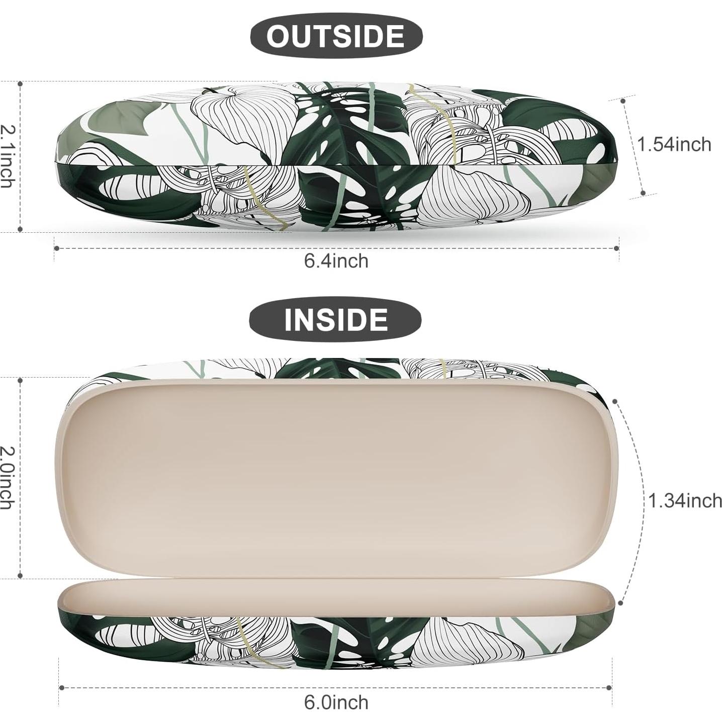 Estuche para Gafas ZAXMEY Duro Universal con Paño Limpieza