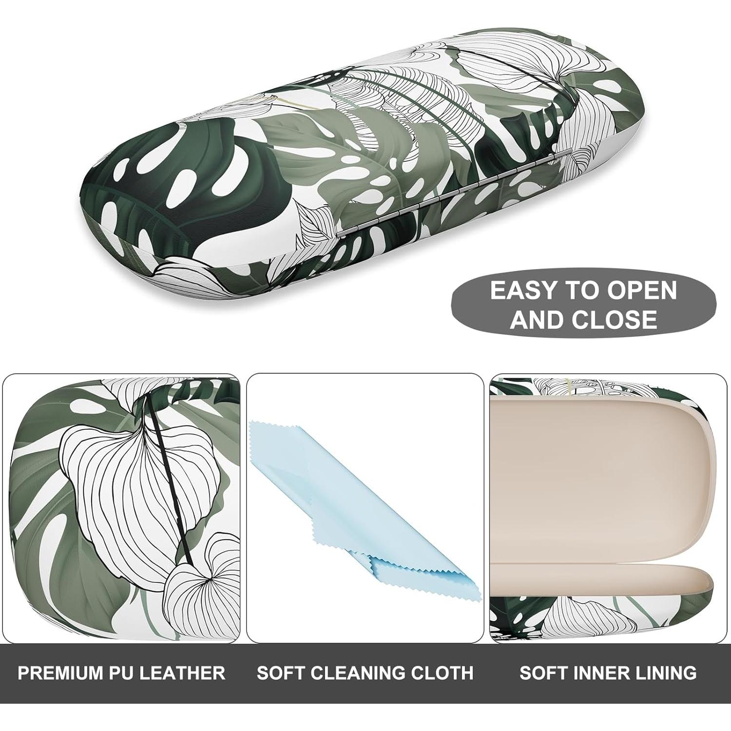 Estuche para Gafas ZAXMEY Duro Universal con Paño Limpieza