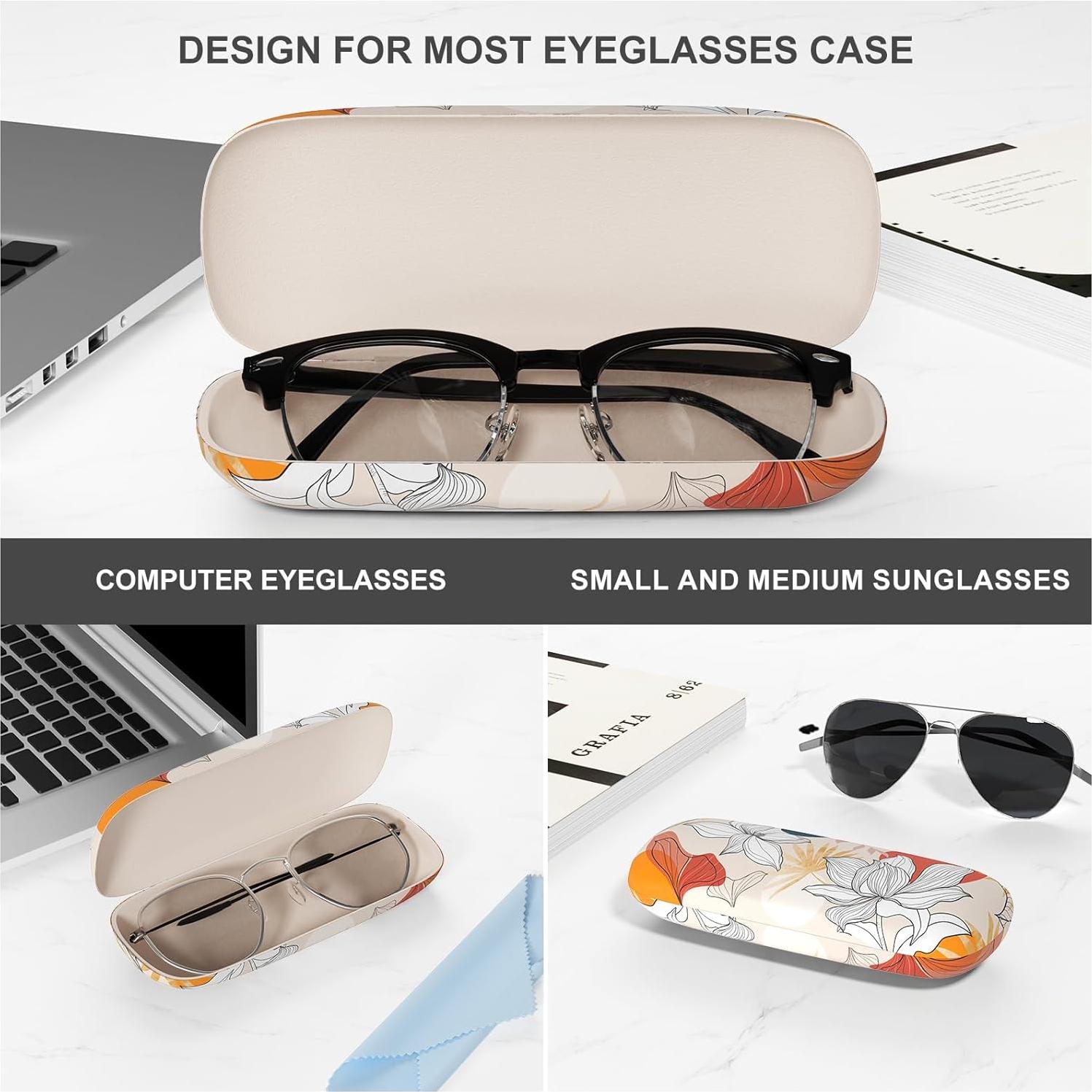 Estuche para Gafas ZAXMEY Duro Universal con Paño Limpieza