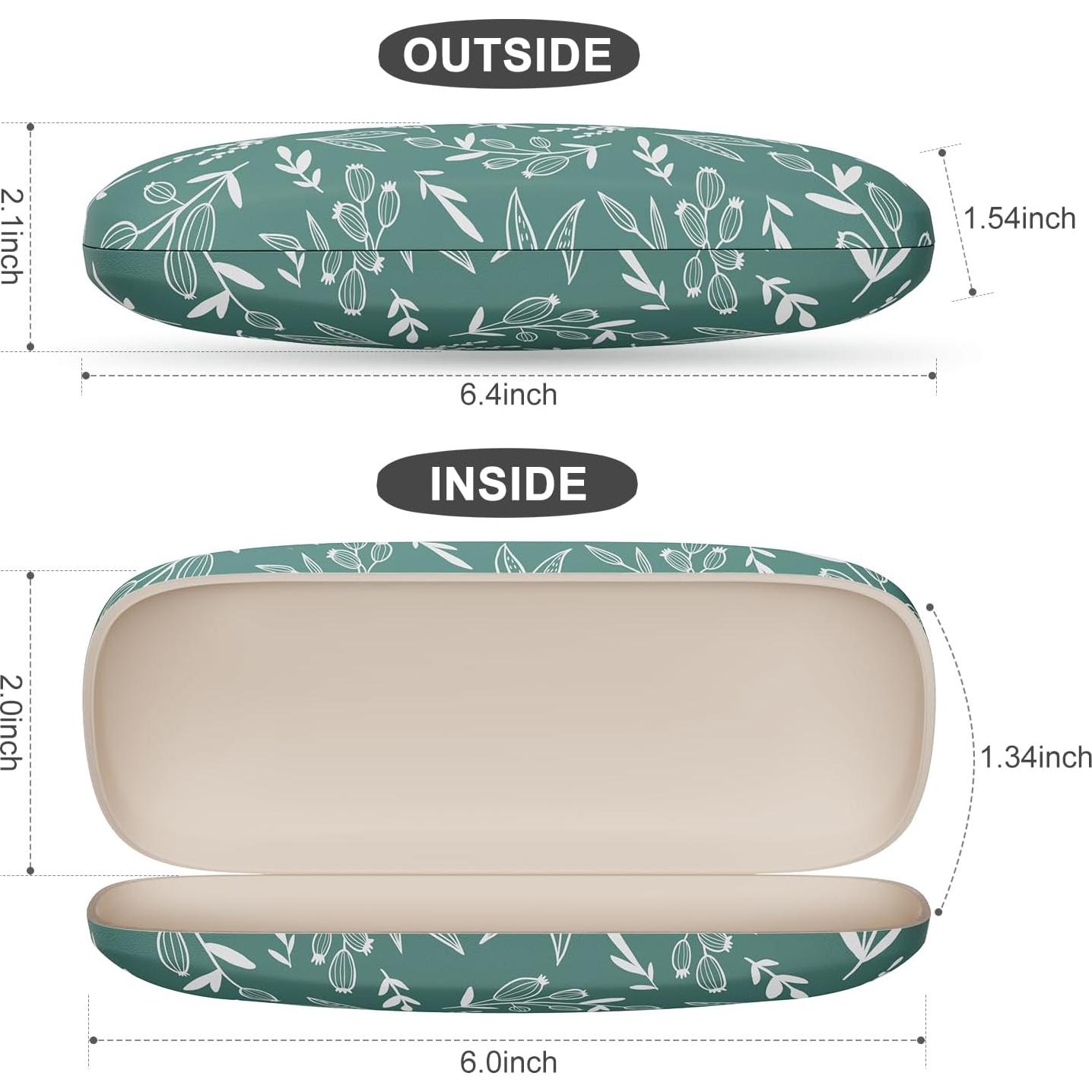 Estuche para Gafas ZAXMEY Duro Universal con Paño Limpieza