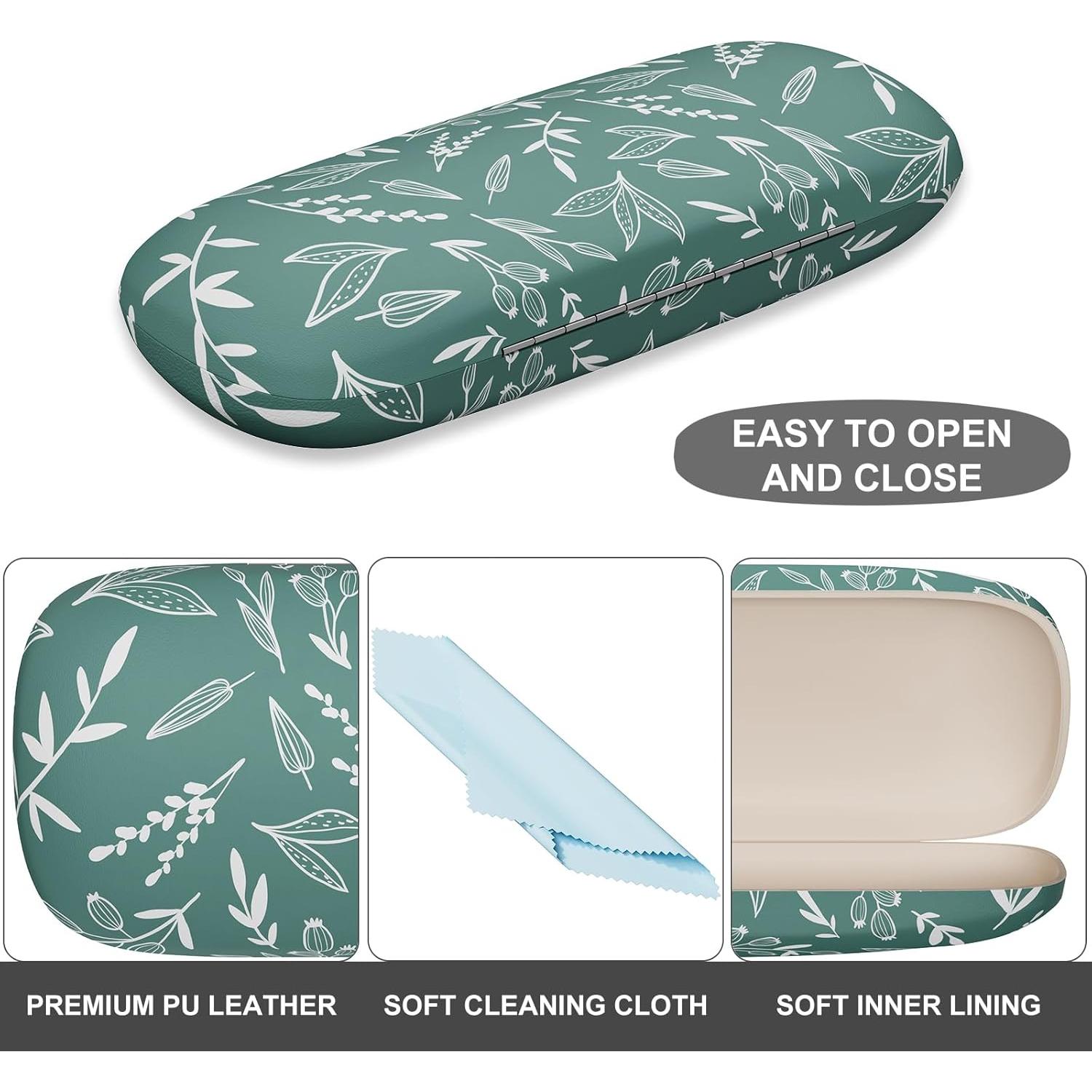 Estuche para Gafas ZAXMEY Duro Universal con Paño Limpieza