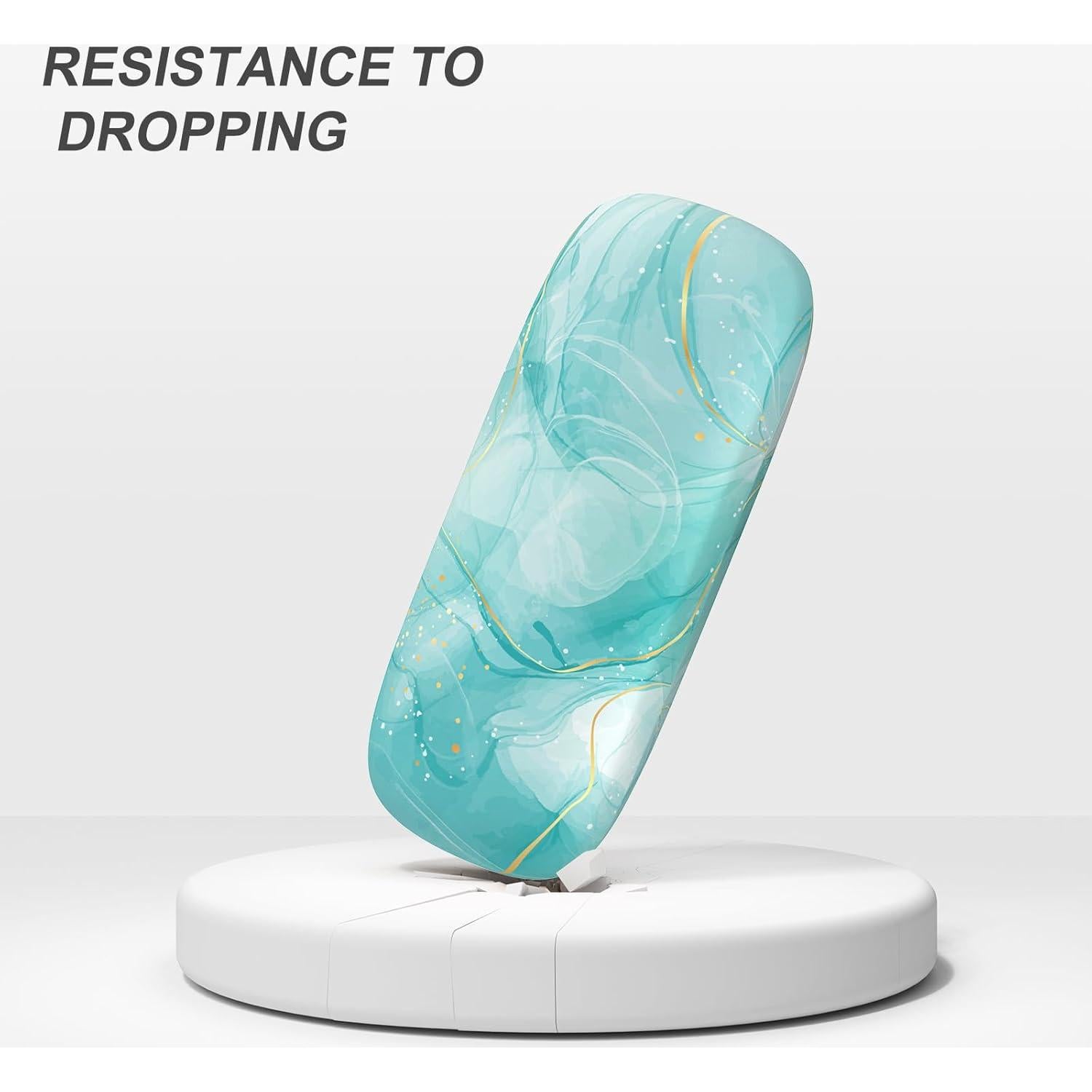 Estuche para Gafas ZAXMEY Duro Verde Soñado con Paño