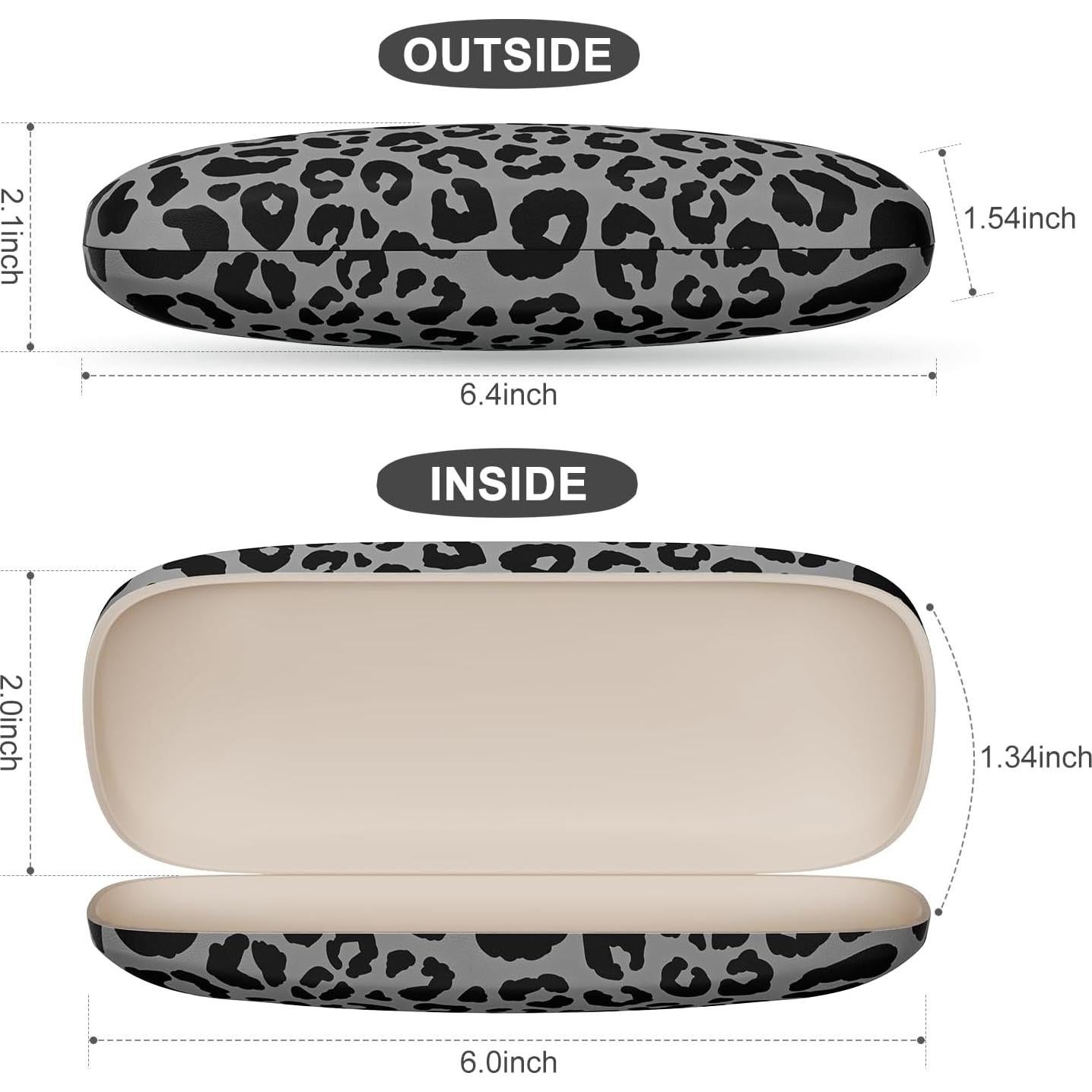 Estuche para Gafas ZAXMEY Duro Universal con Paño Limpieza