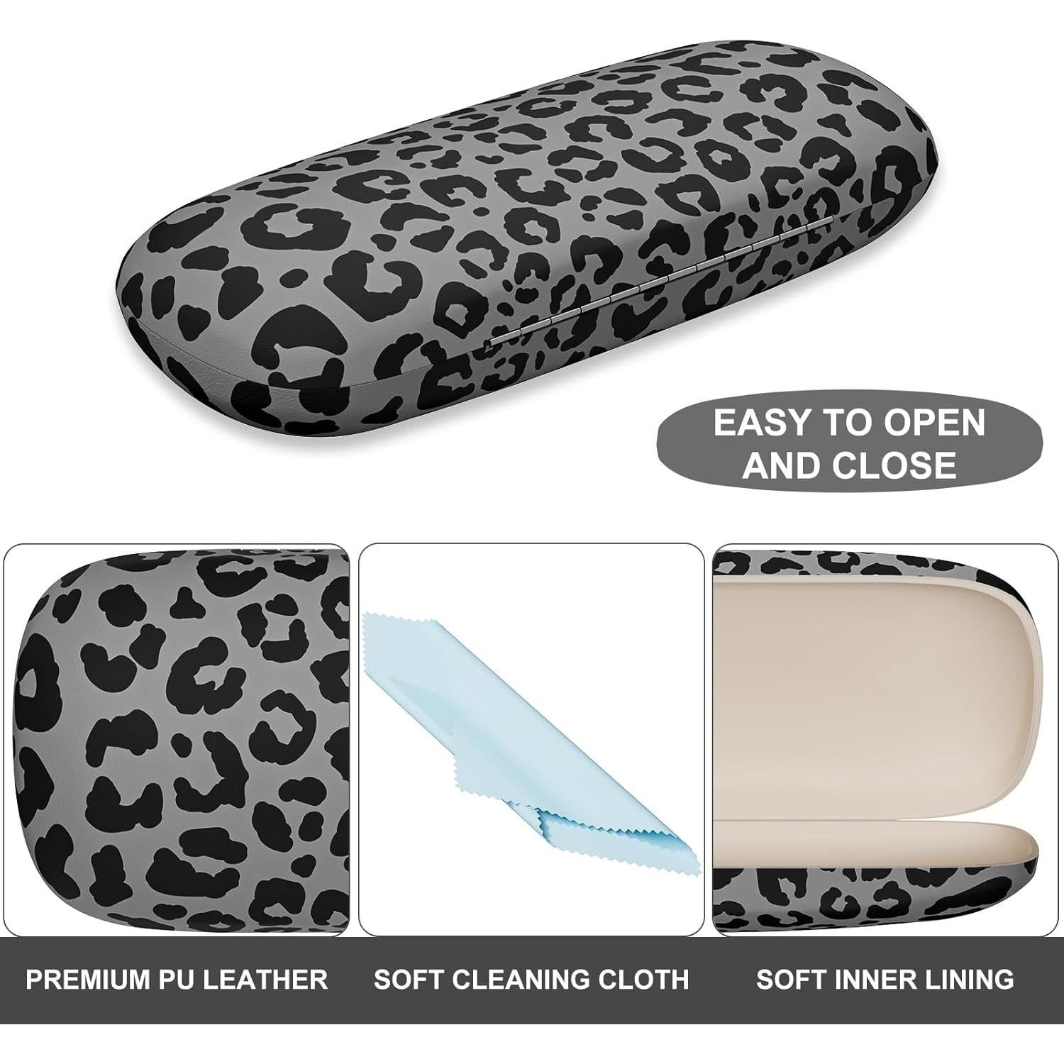 Estuche para Gafas ZAXMEY Duro Universal con Paño Limpieza