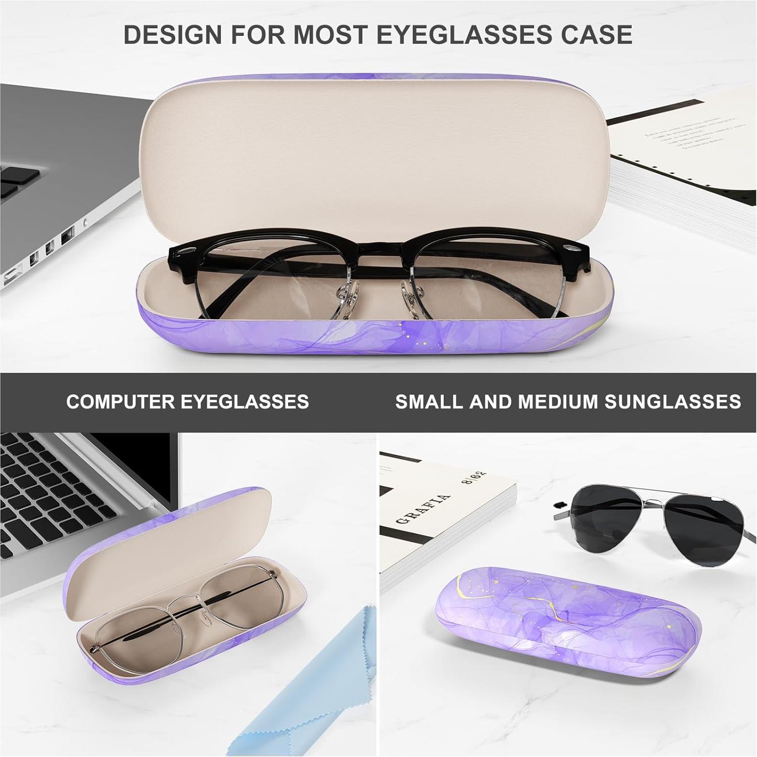 Estuche para Gafas ZAXMEY Duro Universal con Paño Limpieza