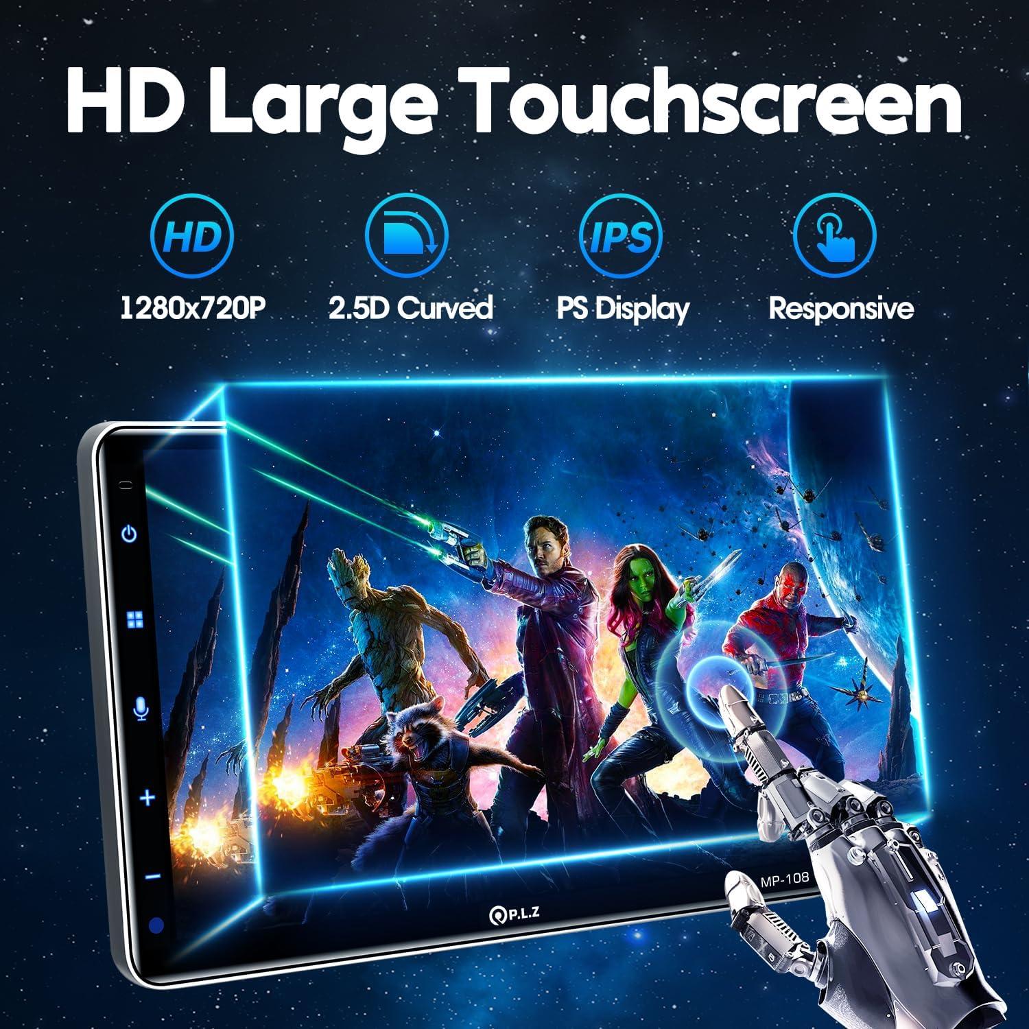 Estéreo de Coche PLZ MP-108 10.1" Pantalla Táctil Bluetooth