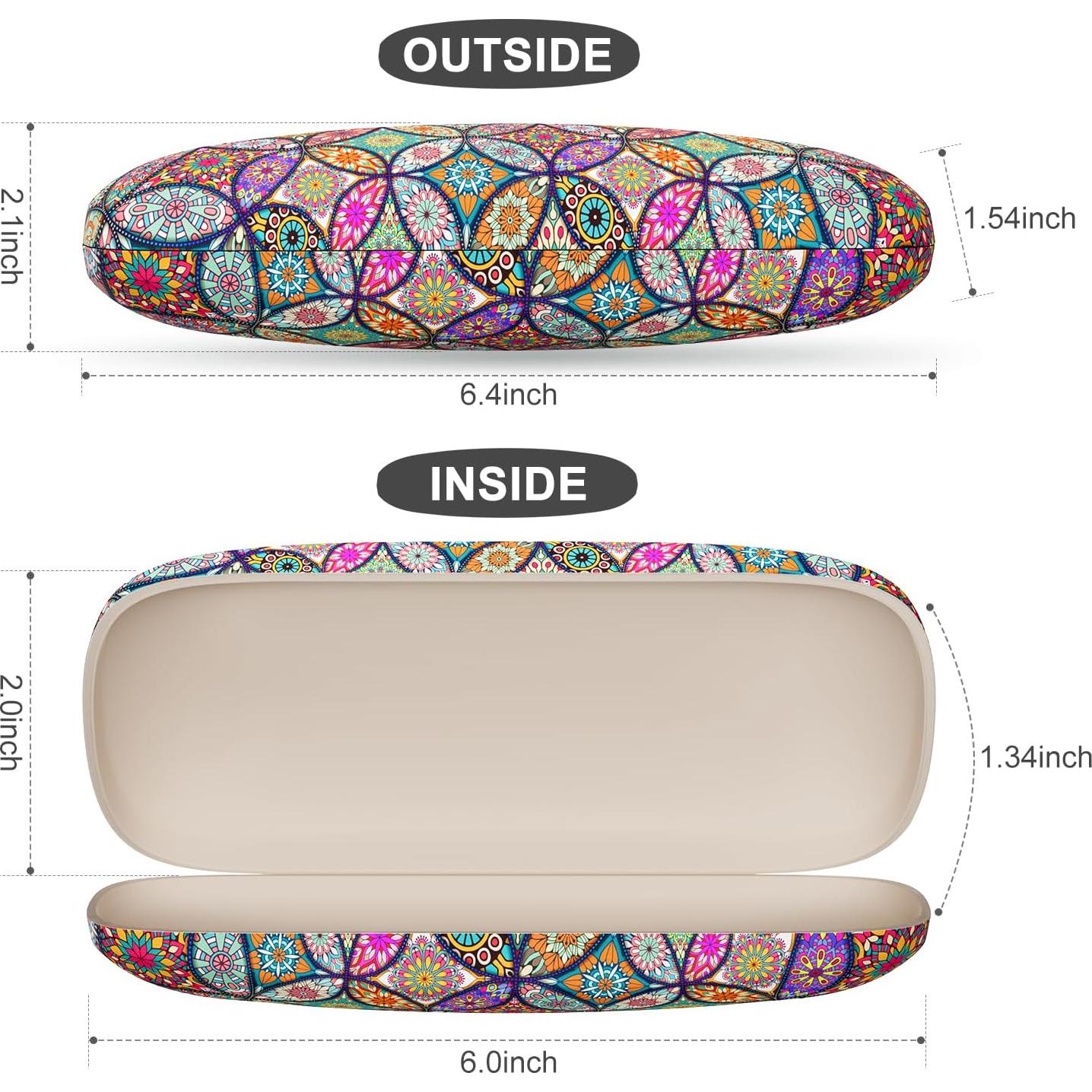 Estuche para Gafas ZAXMEY Duro Universal con Paño Limpieza