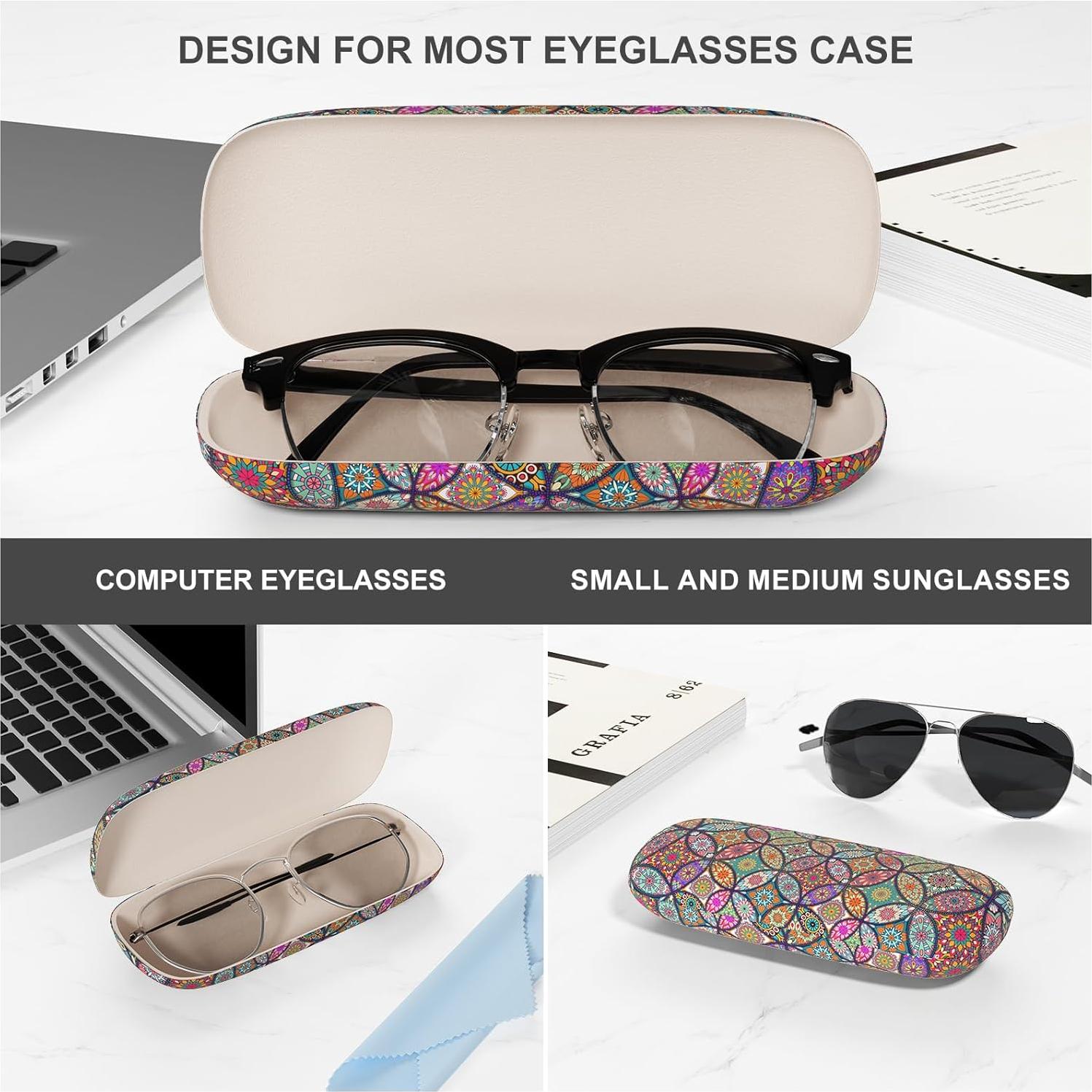 Estuche para Gafas ZAXMEY Duro Universal con Paño Limpieza