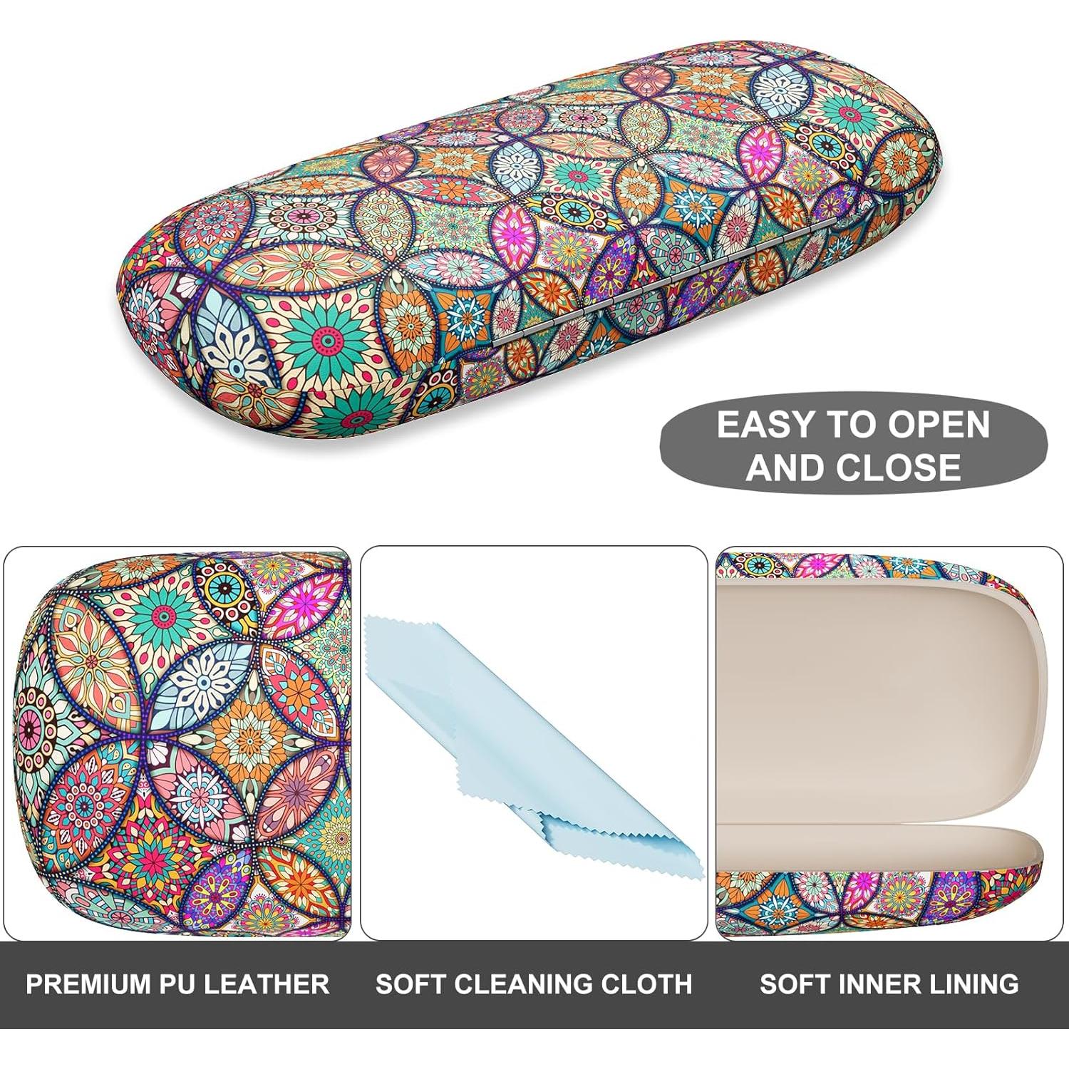 Estuche para Gafas ZAXMEY Duro Universal con Paño Limpieza