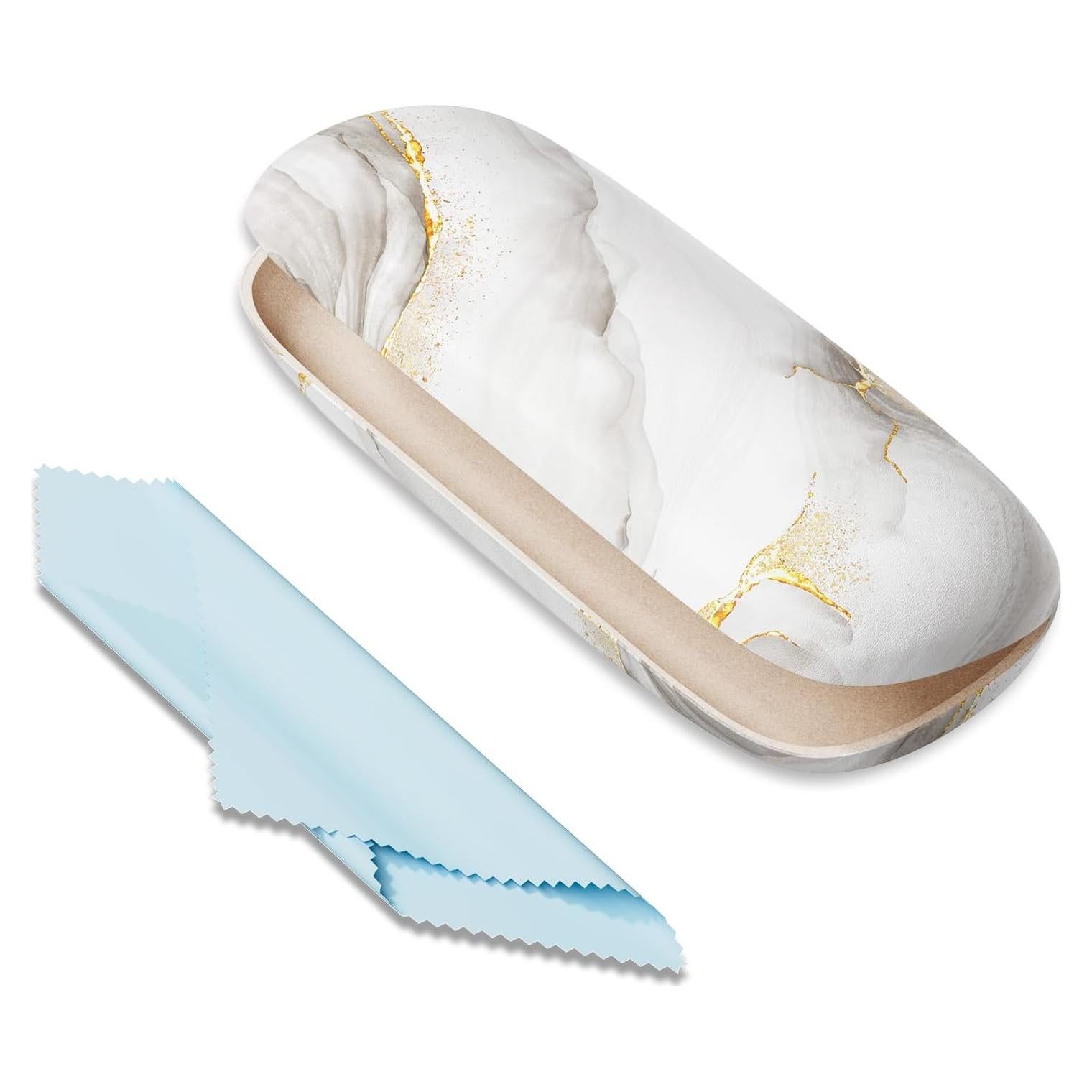 Estuche para Gafas ZAXMEY Duro con Paño de Limpieza