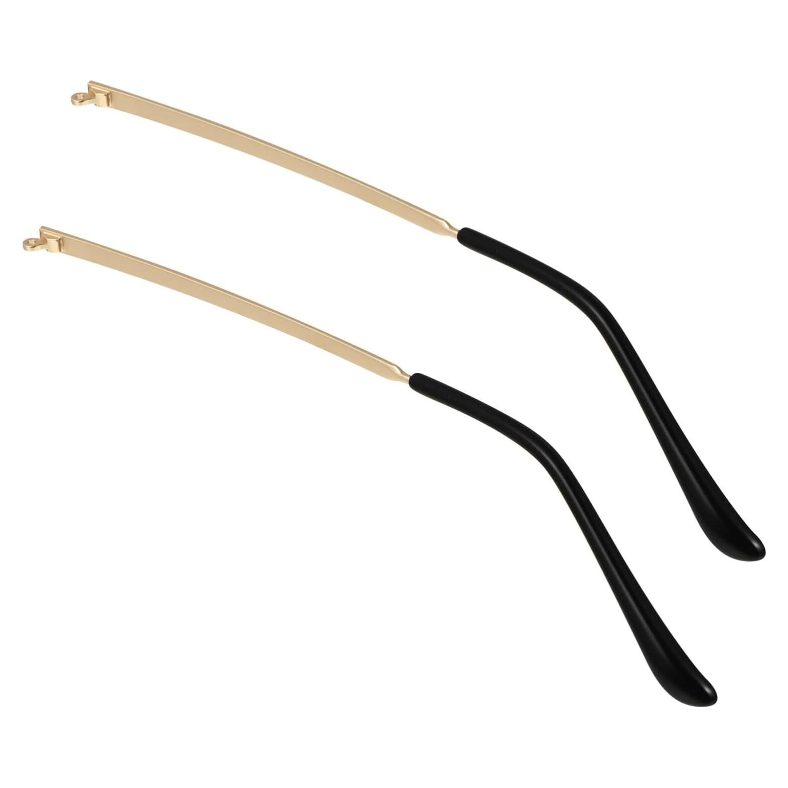 FAVOMOTO Gafas de Metal Reemplazo Universal Doradas