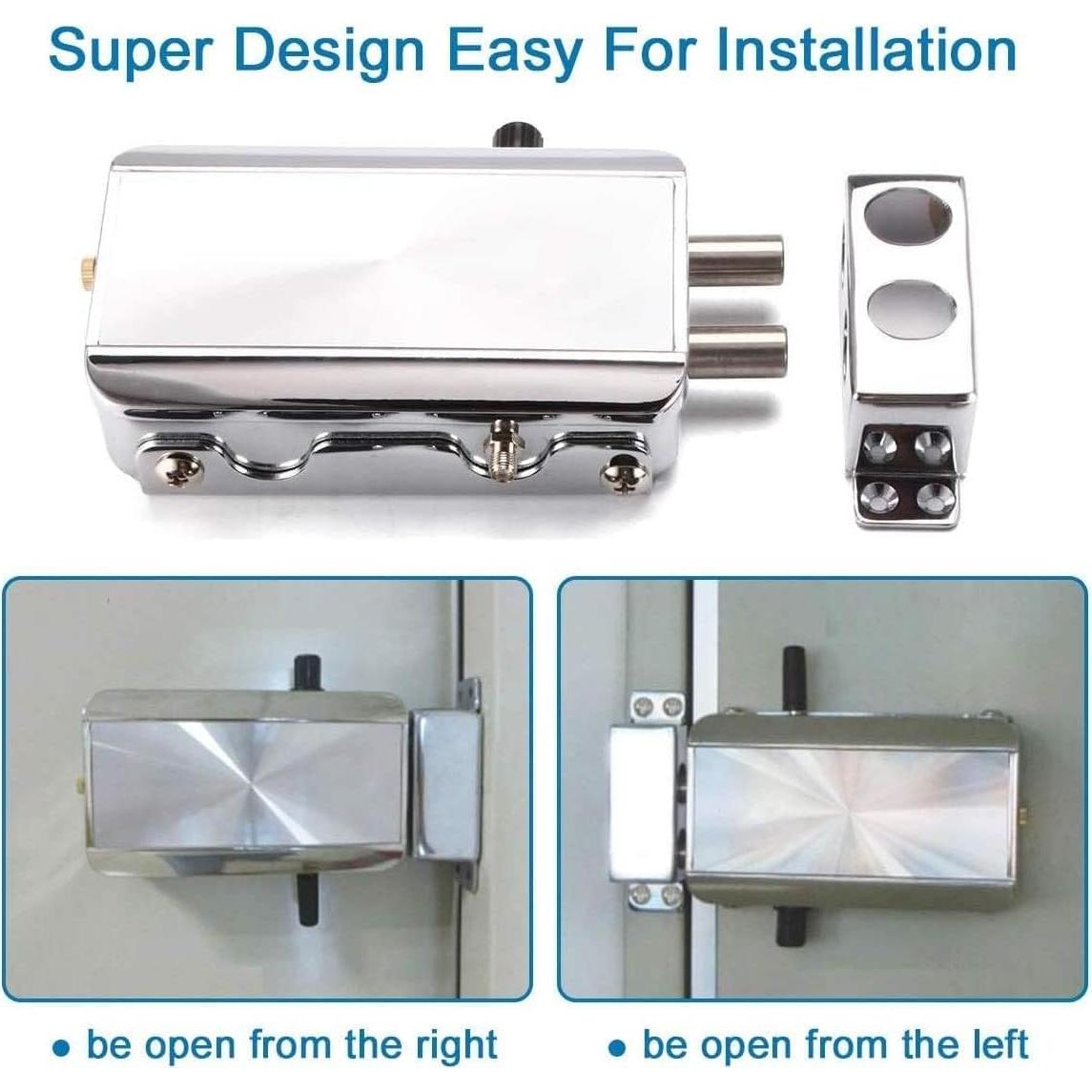 Cerradura Electrónica Ritammi con Control Remoto y Antirrobo