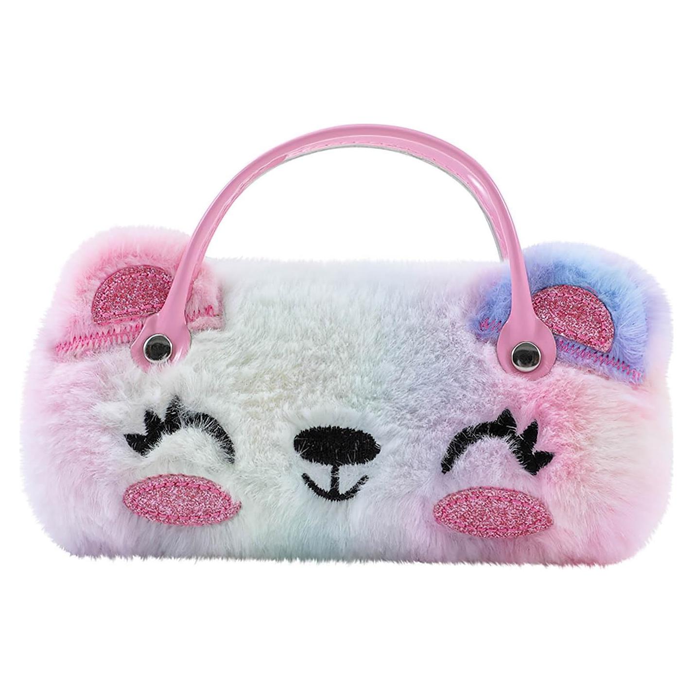 Estuche Duro de Peluche para Gafas Multicolor - XSBG003-P