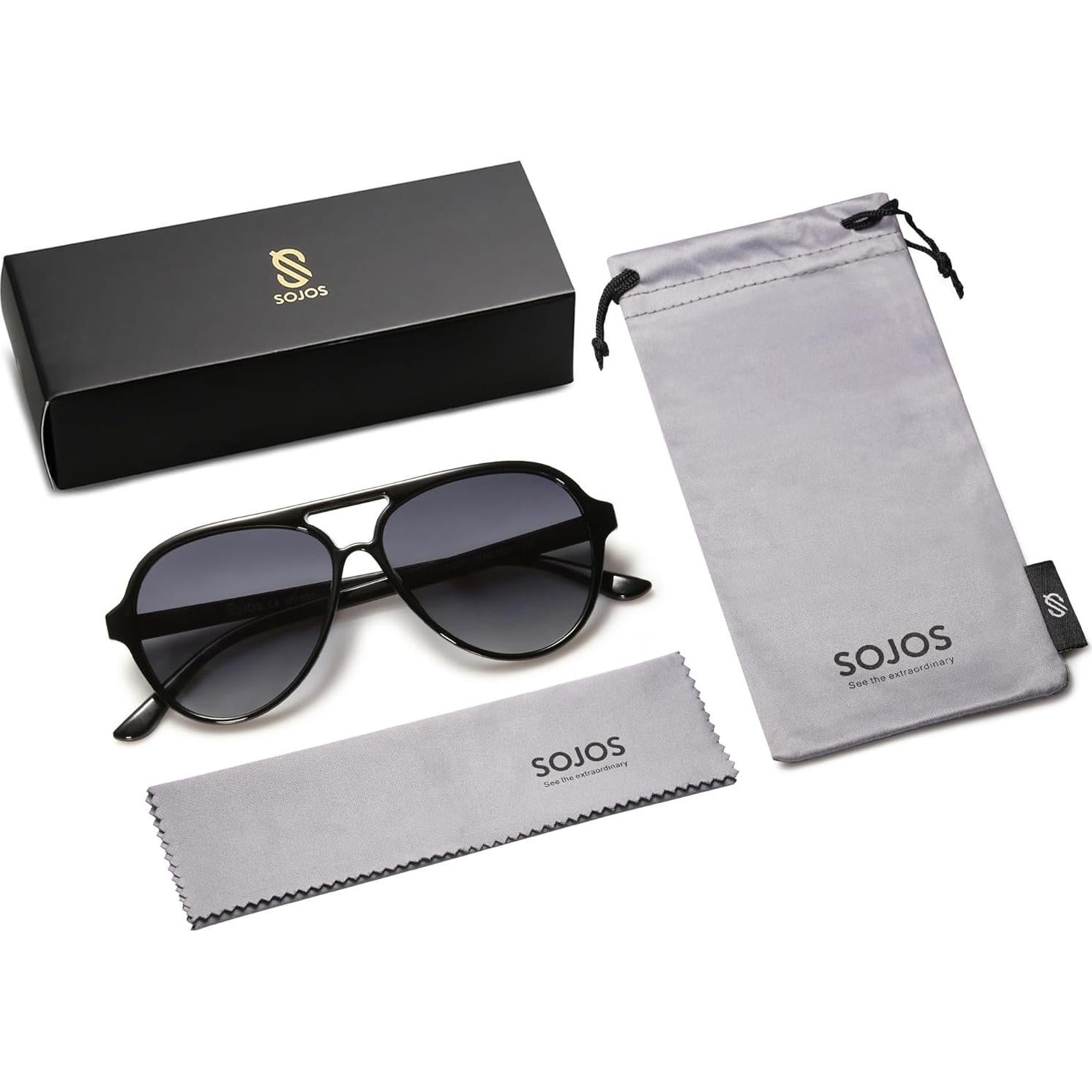 Gafas de sol aviador SOJOS SJ2201 polarizadas UV400