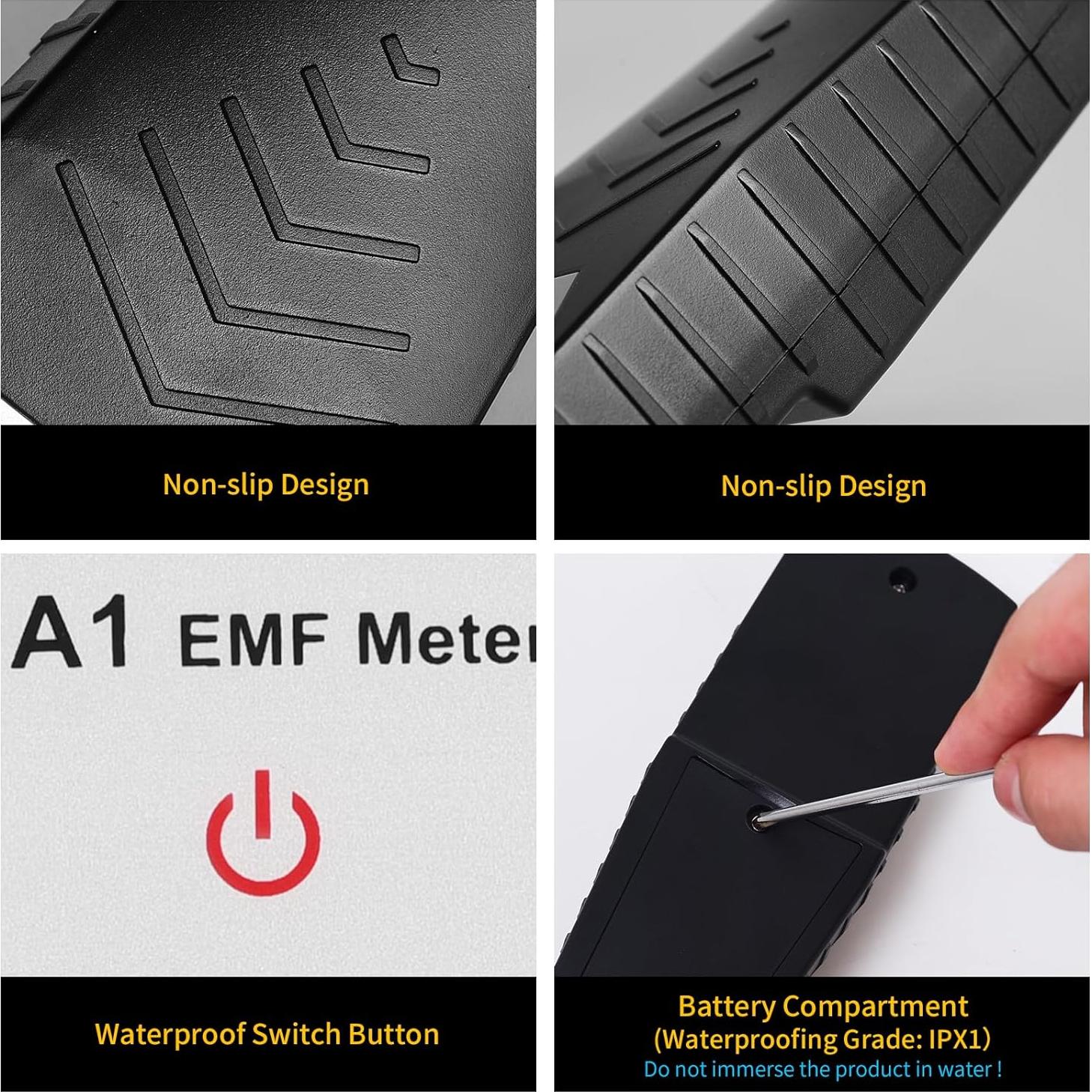 Medidor de EMF AceFox con Pantalla LCD - Detector de Radiación