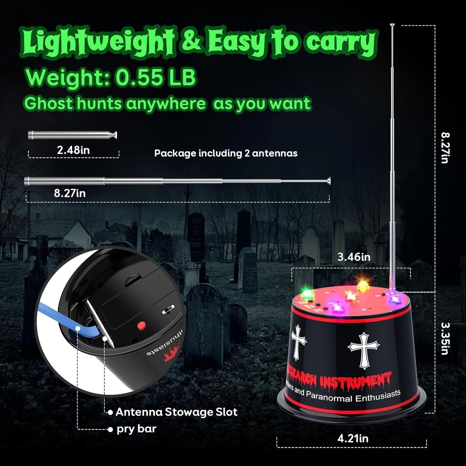 Equipo de Caza de Fantasmas Salahii 01 con Detección de Temperatura