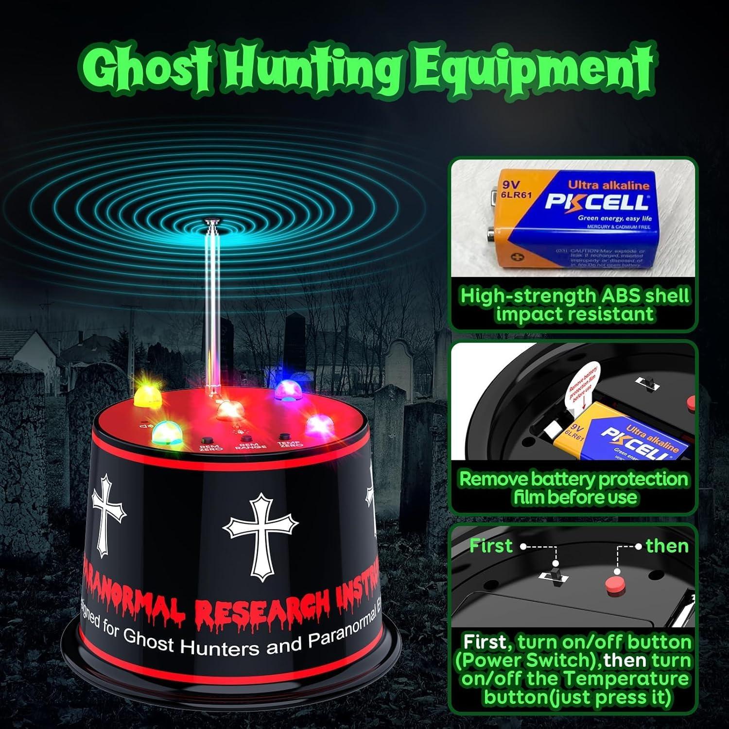 Equipo de Caza de Fantasmas Salahii 01 con Detección de Temperatura