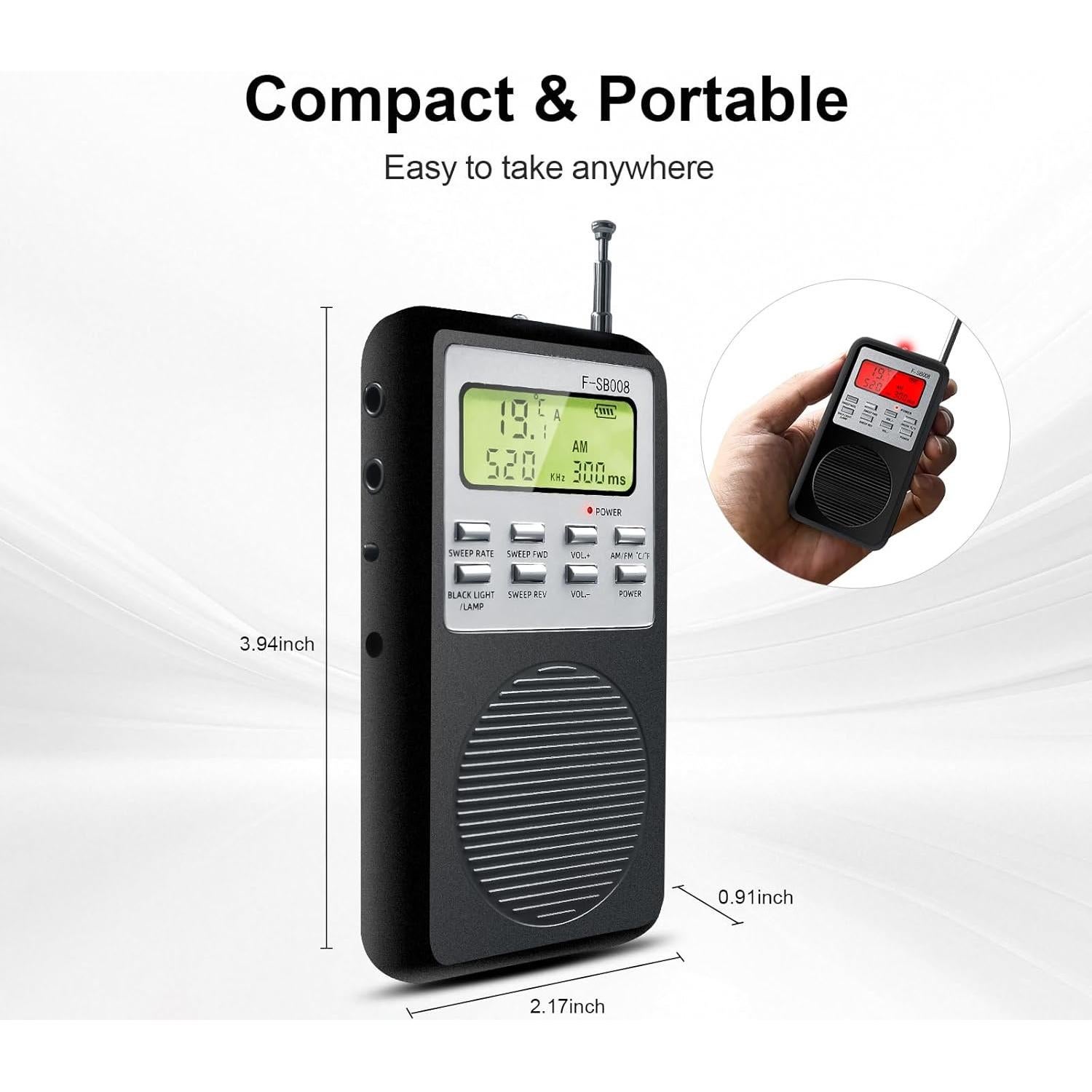 Caja de Comunicación Espiritual Chkenono - Escáner EVP Compacto