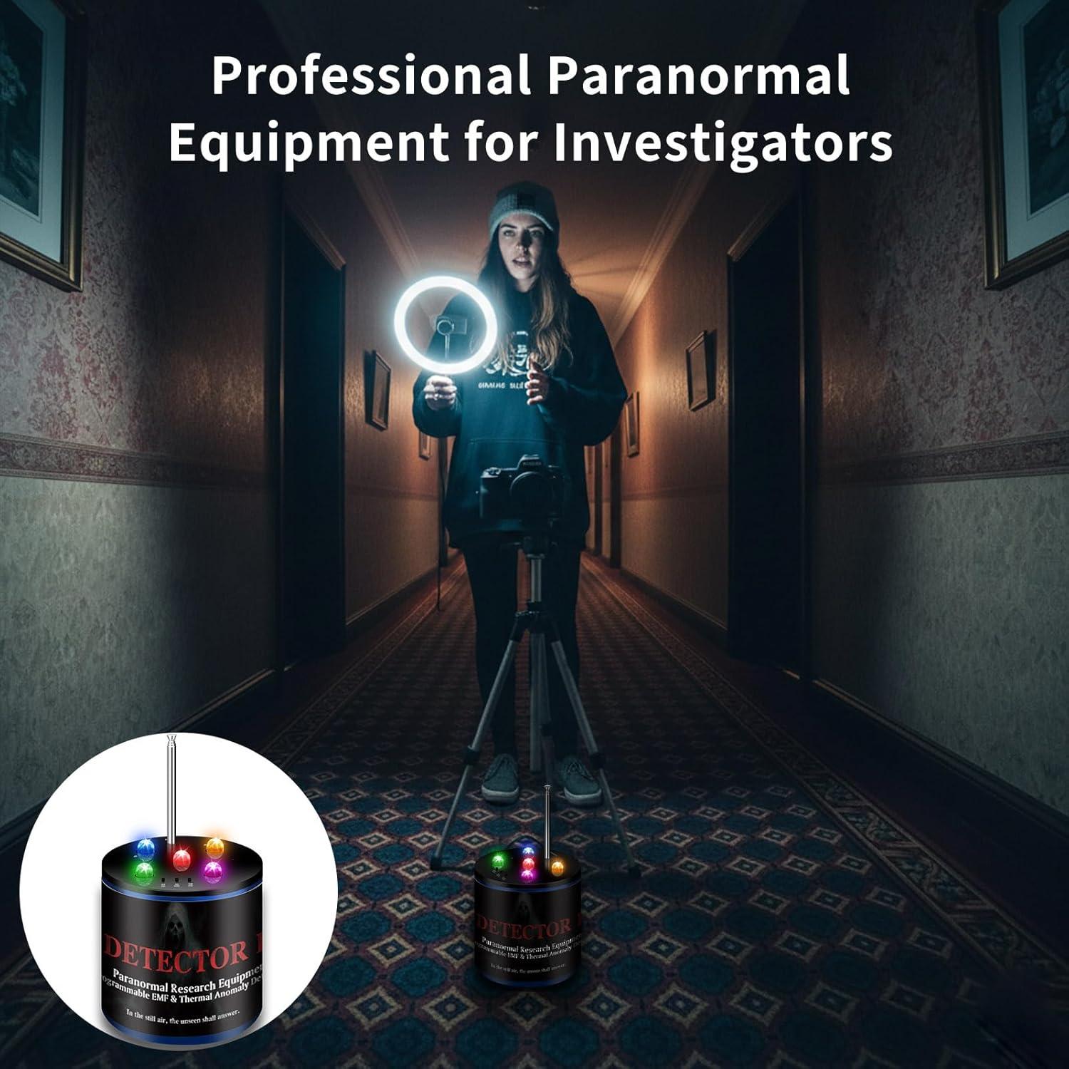 Detector de Fantasmas VORIGY EMT 2.0, Doble Sensor EMF y ATDD