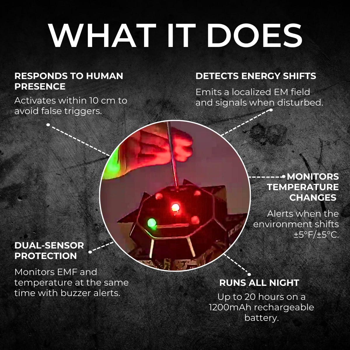 Ojo de Hades TEP-Pod | Sensor Paranormal Compacto Recargable