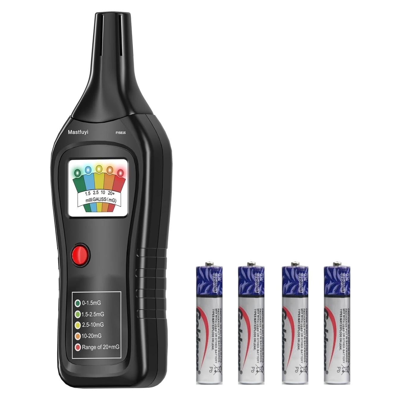 Medidor de EMF Mastfuyi, Detector Electromagnético 30Hz-20kHz