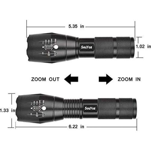 Linterna Infrarroja Souyos 850nm con Enfoque Ajustable