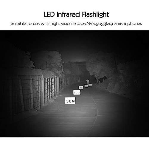 Linterna Infrarroja Souyos 850nm con Enfoque Ajustable