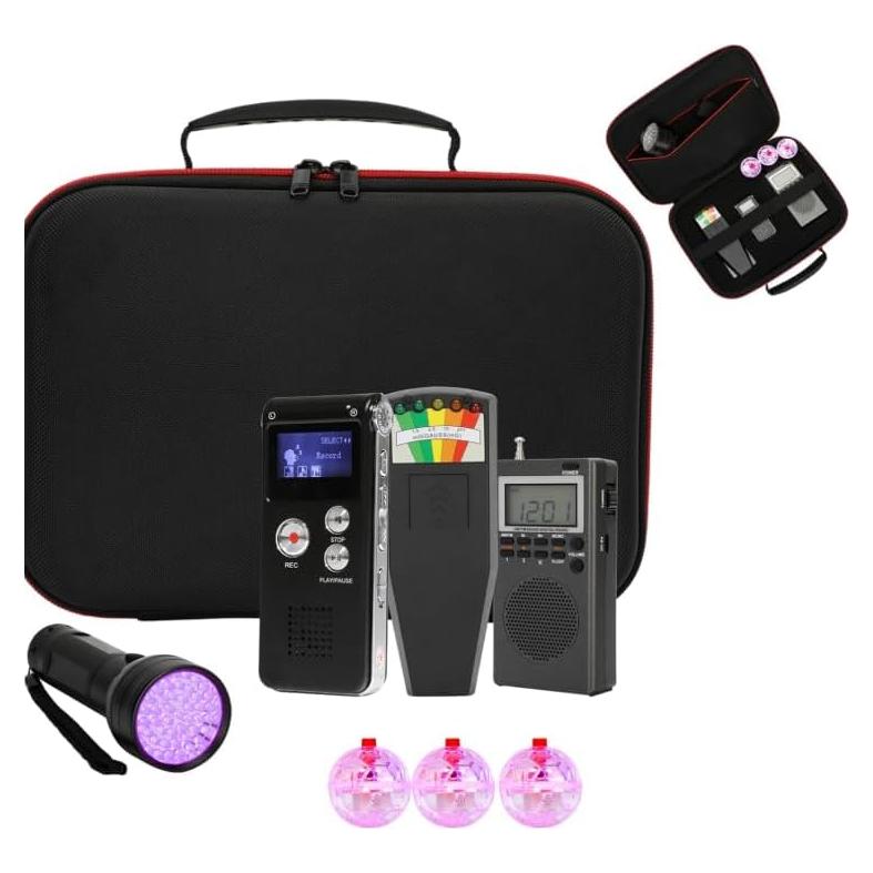 Kit de Caza de Fantasmas 8 Piezas Besilo con Estuche y EMF