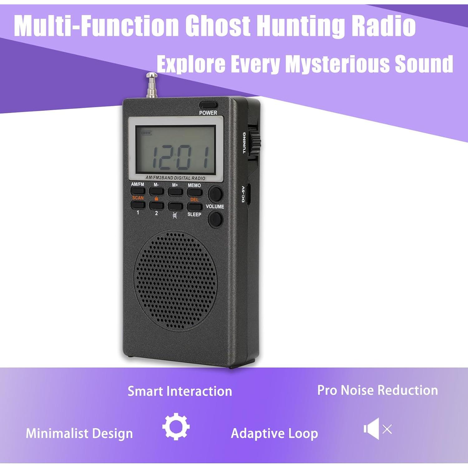 Kit de Caza de Fantasmas 8 Piezas Besilo con Estuche y EMF