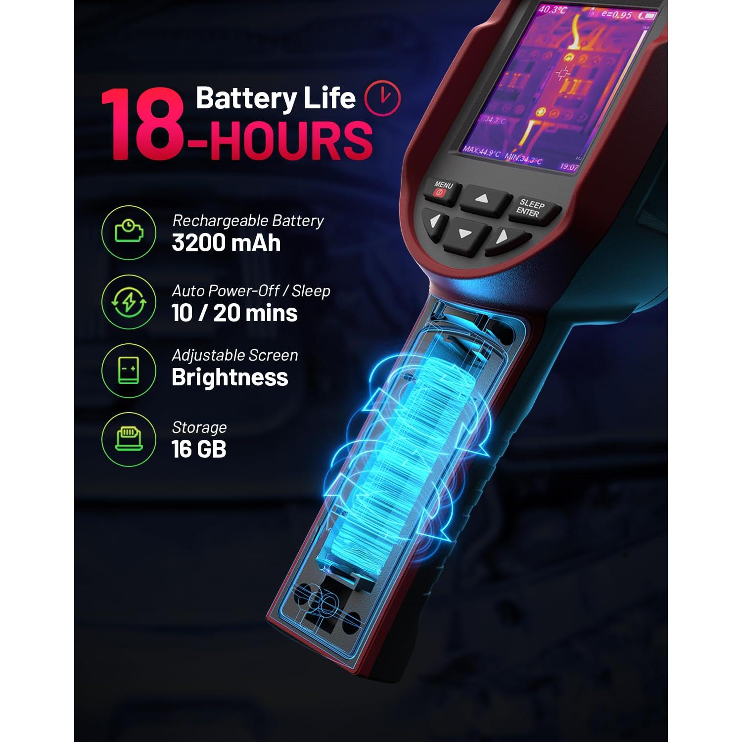 Cámara Térmica VectorPoint VPTC001 240x240, -20°C a 550°C